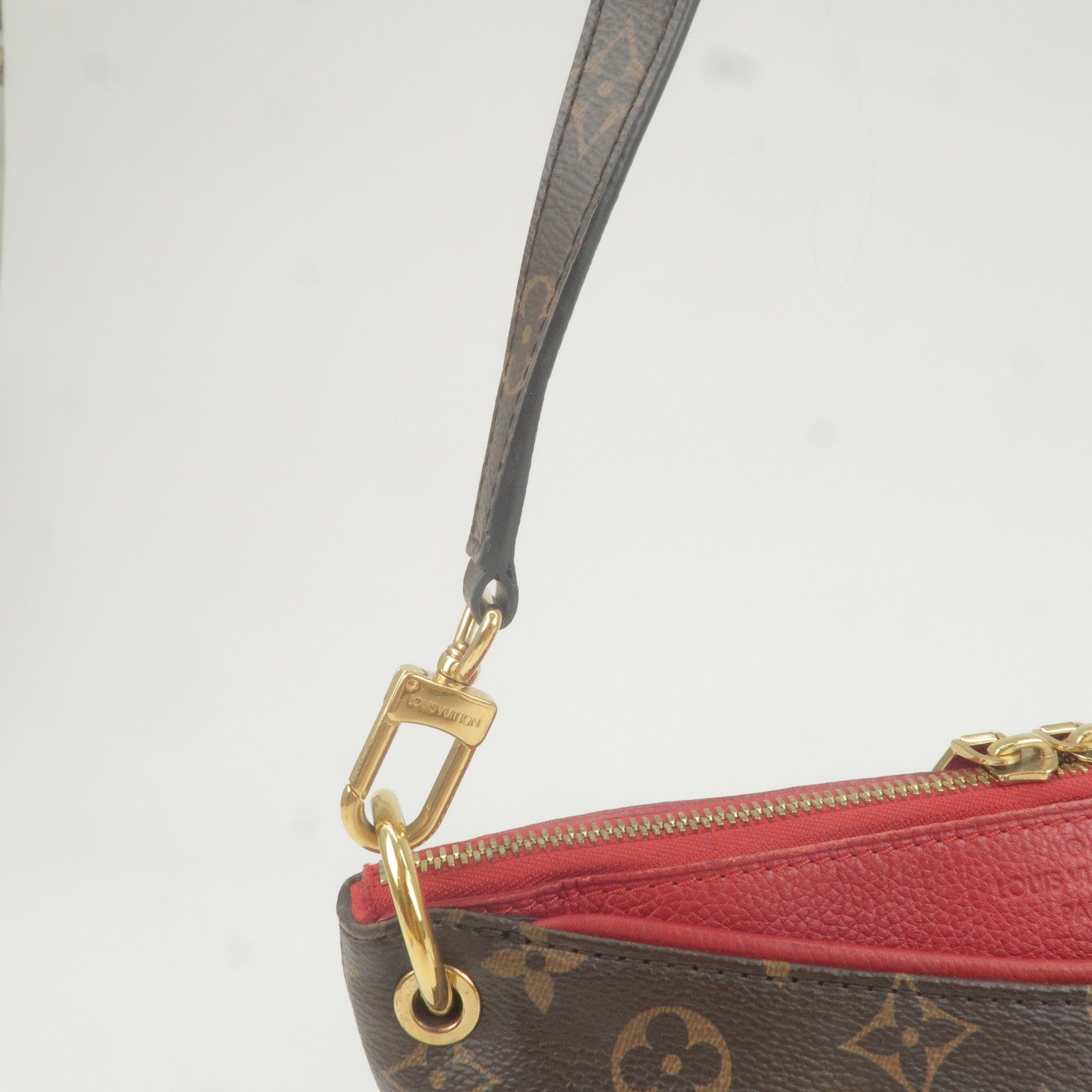 Authentic Louis Vuitton Monogram Red Pallas BB Hand/Crossbody Bag – Paris  Station Shop