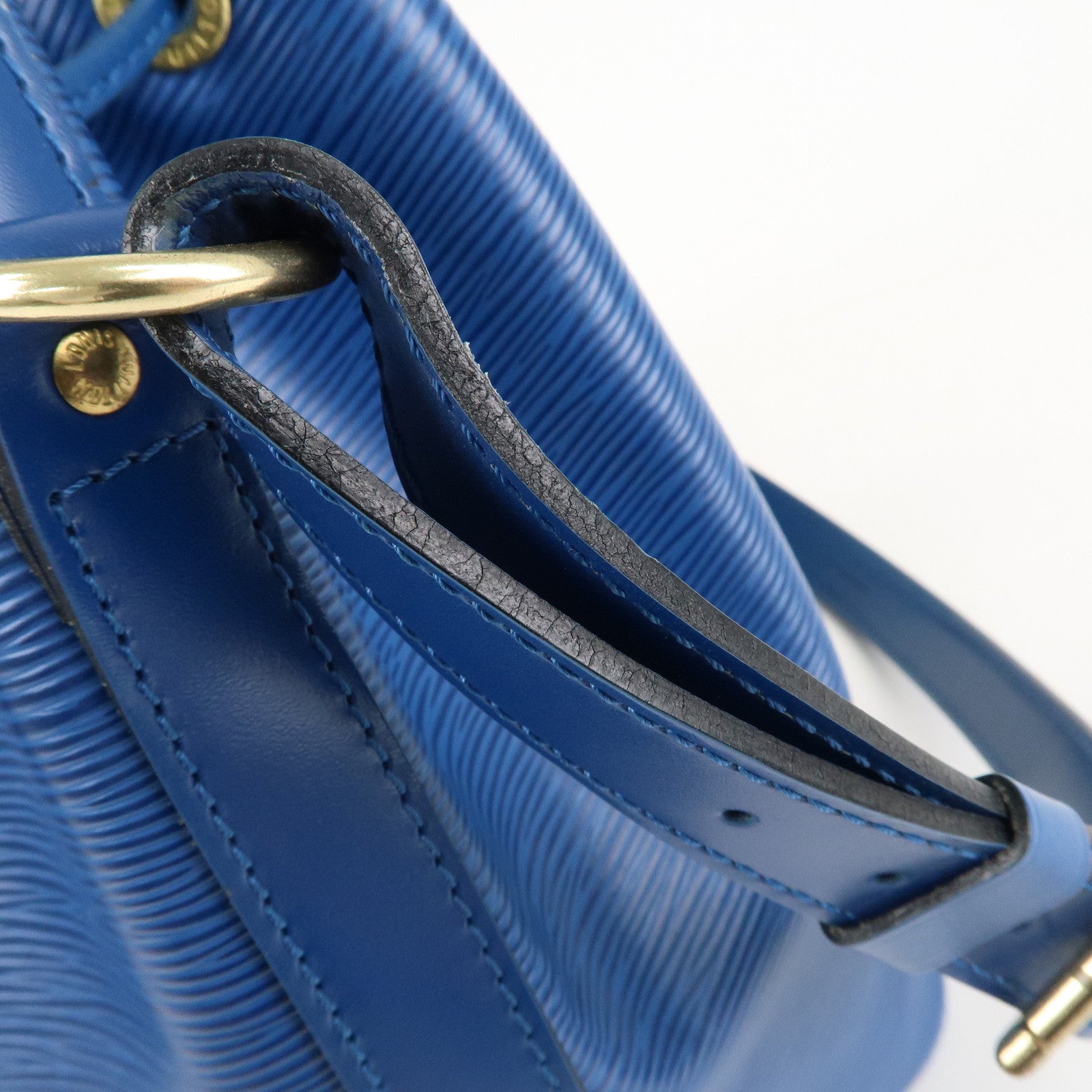 Louis Vuitton Toledo Blue EPI Leather Petit Noe Bag