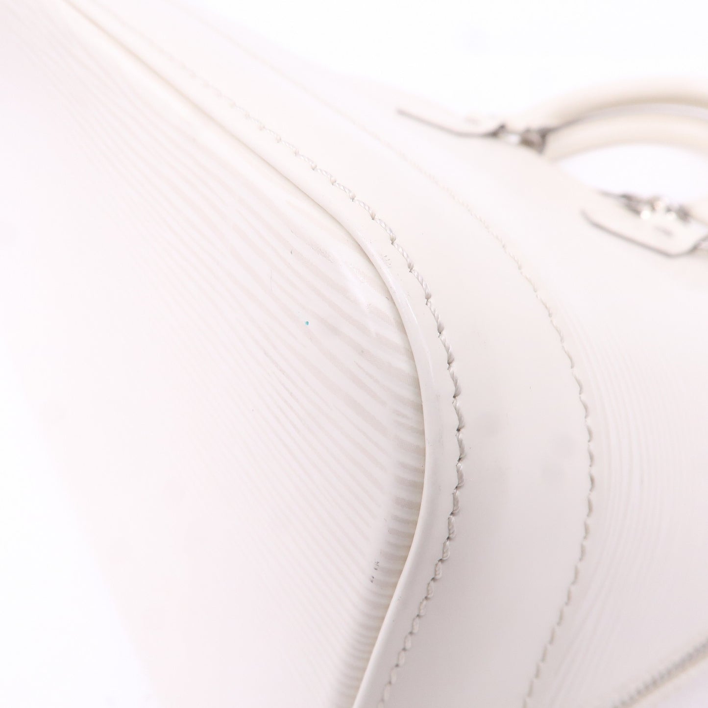 Louis Vuitton Epi Alma Hand Bag White Ivoire M5280J