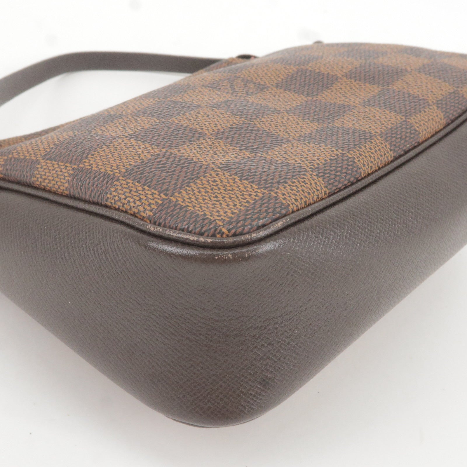 Louis Vuitton Pochette Marelle Brown Canvas Clutch Bag (Pre-Owned