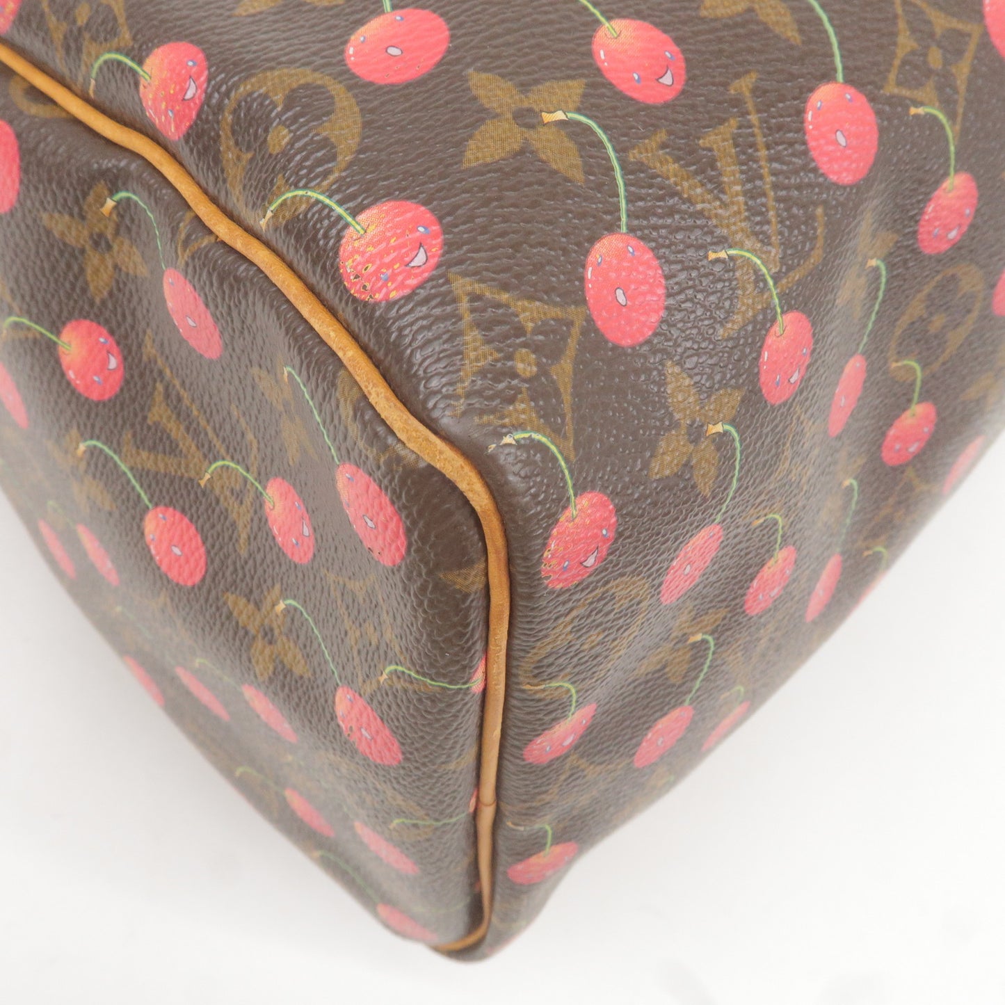 Louis Vuitton Monogram Cherry Speedy 25 Boston Bag M95009