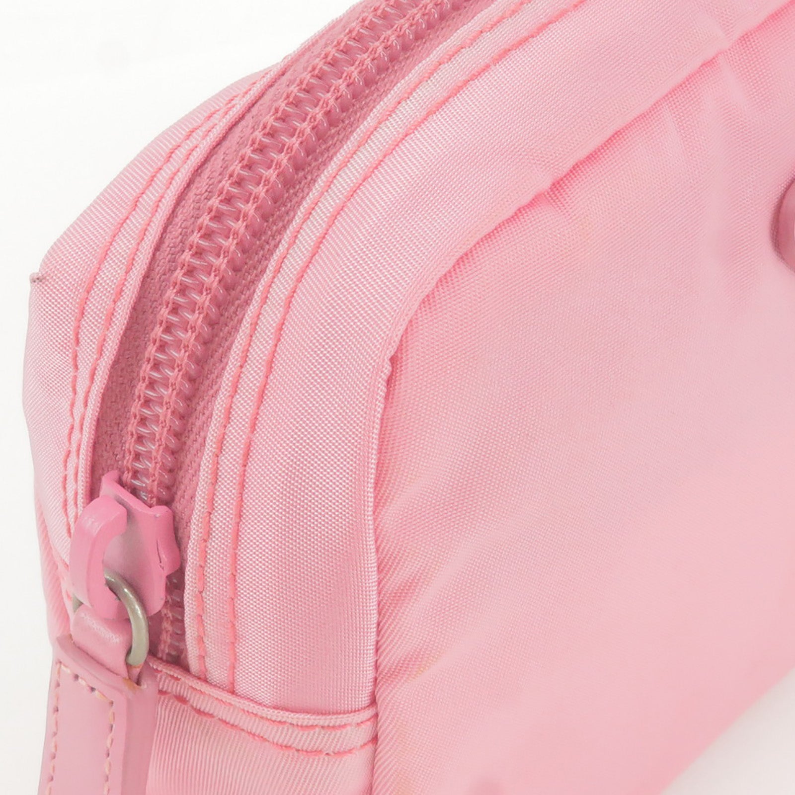 Clutch bag Prada Pink in Wicker - 35651443