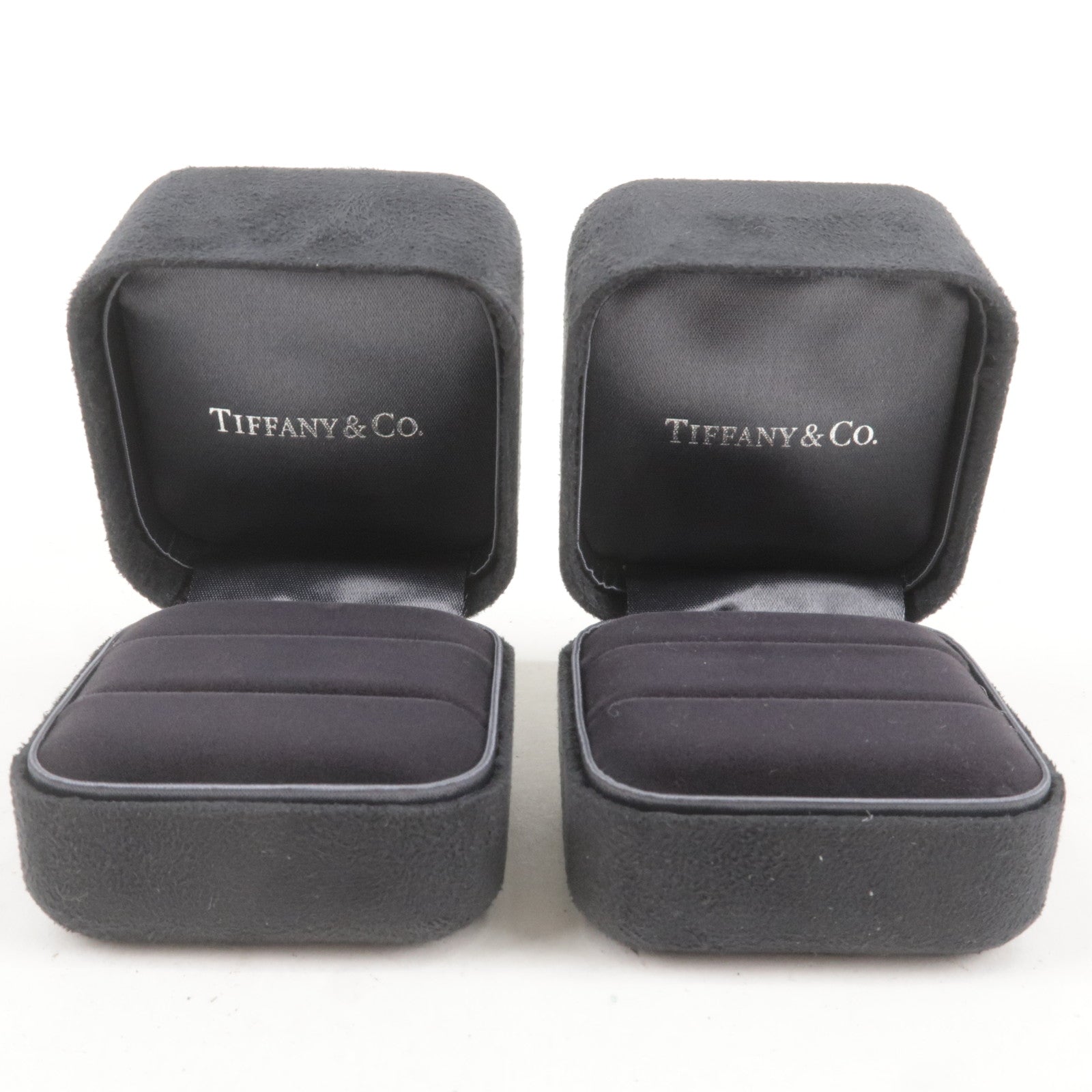 Tiffany&Co. Set of 4 Pair Ring Box Jewelry Box Tiffany Blue