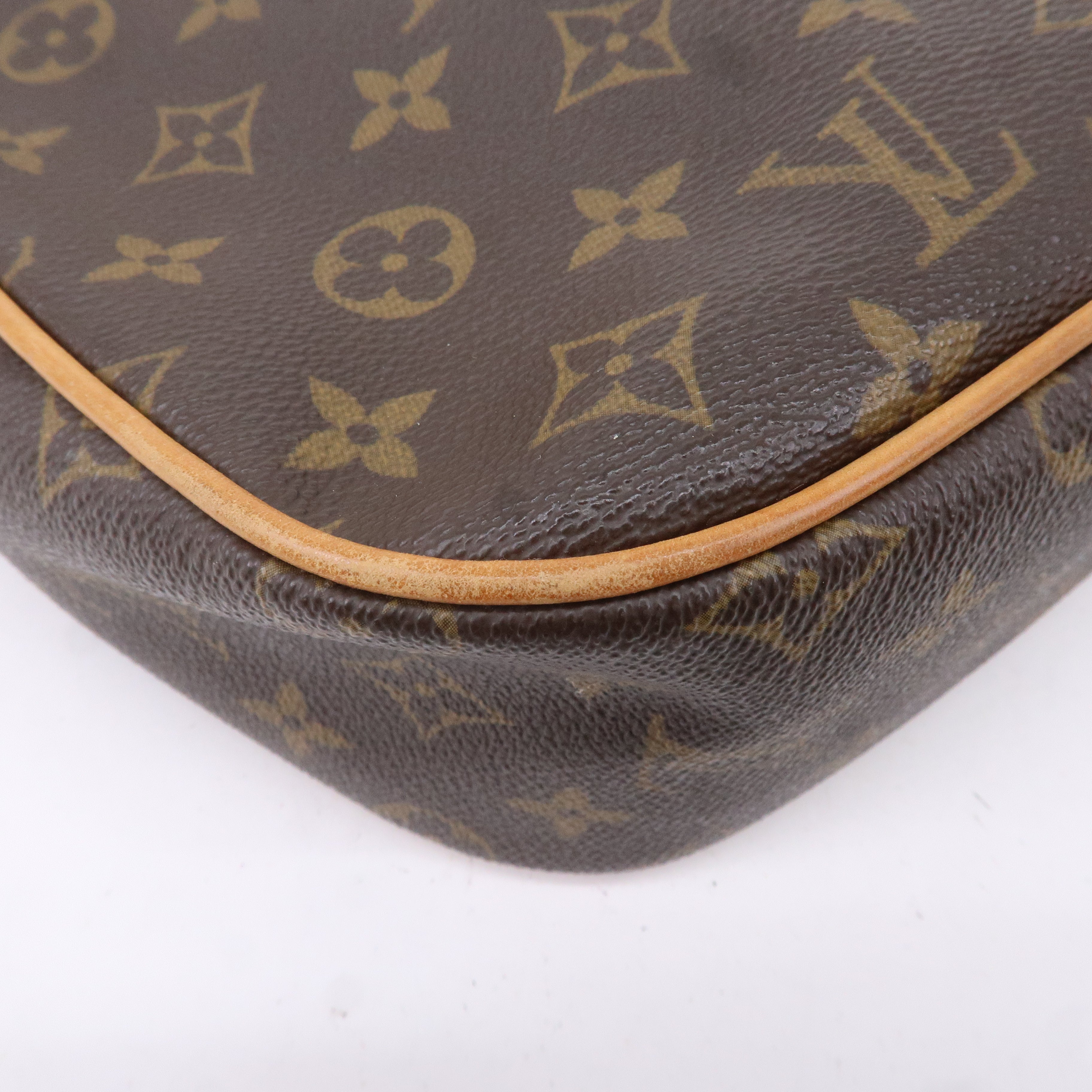 Louis Vuitton Monogram Hudson GM Shoulder Bag Brown M40045