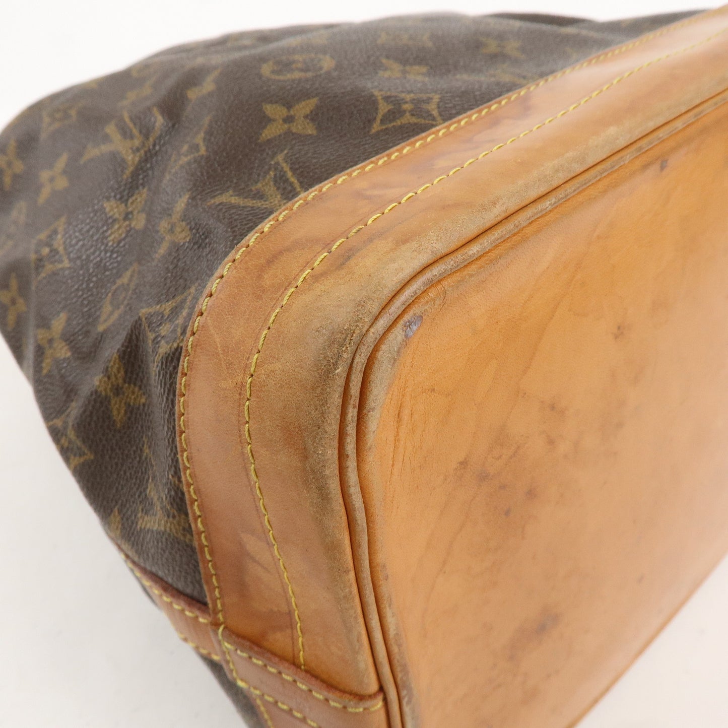 Louis Vuitton Monogram Noe Shoulder Bag Brown M42224