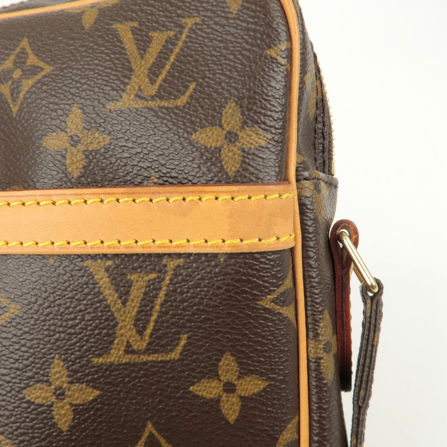 Authentic Louis Vuitton Monogram Danube Shoulder Cross Body Bag M45266 LV  J4388