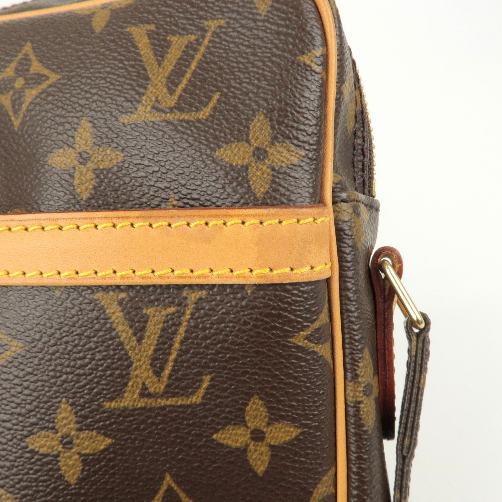 Authentic Louis Vuitton Monogram Danube Shoulder Cross Body Bag M45266 LV  8838E