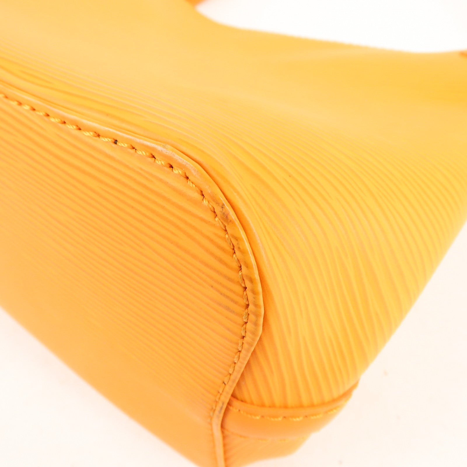 Louis Vuitton Alma Handbag EPI Leather PM Orange