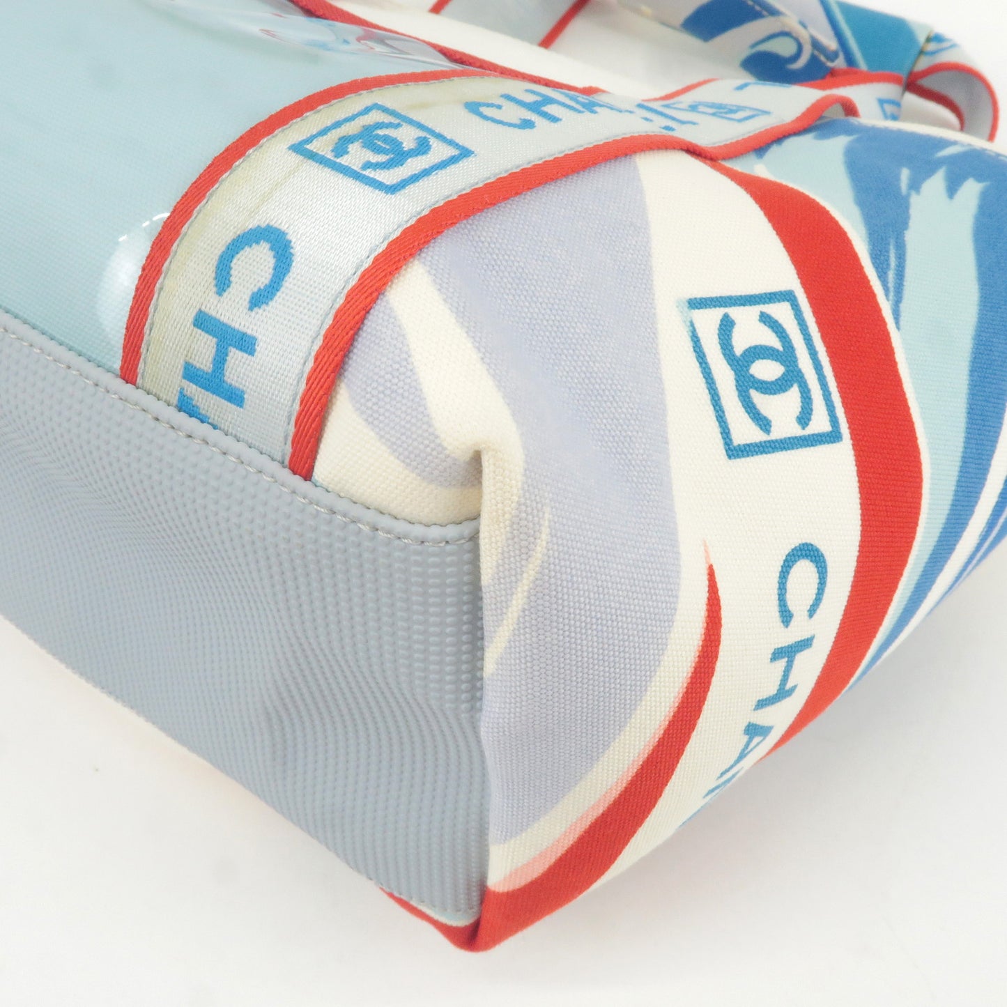 CHANEL Sports Line Canvas High Summer Mini Tote Bag Blue A31814