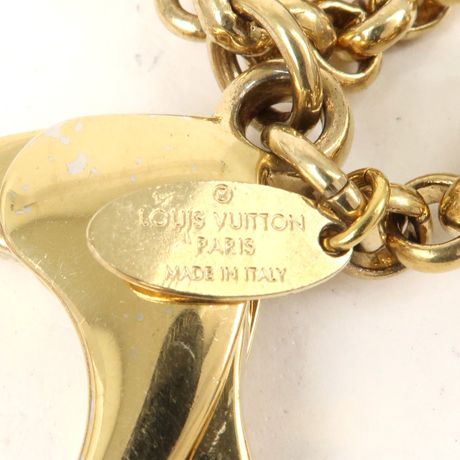 Louis Vuitton My LV Chain Bag Charm, Gold, One Size
