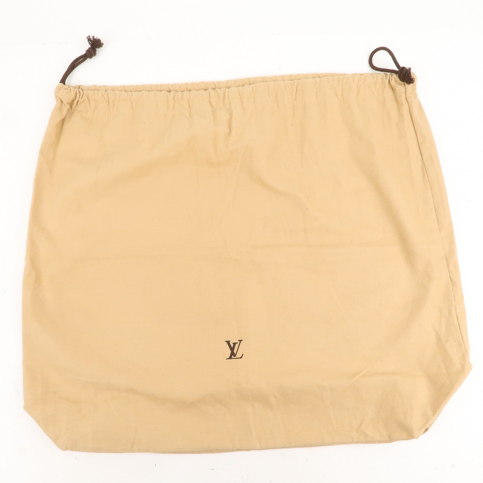 Louis-Vuitton-Set-of-8-Dust-Bag-Storage-Bag-Drawstring-Beige – dct