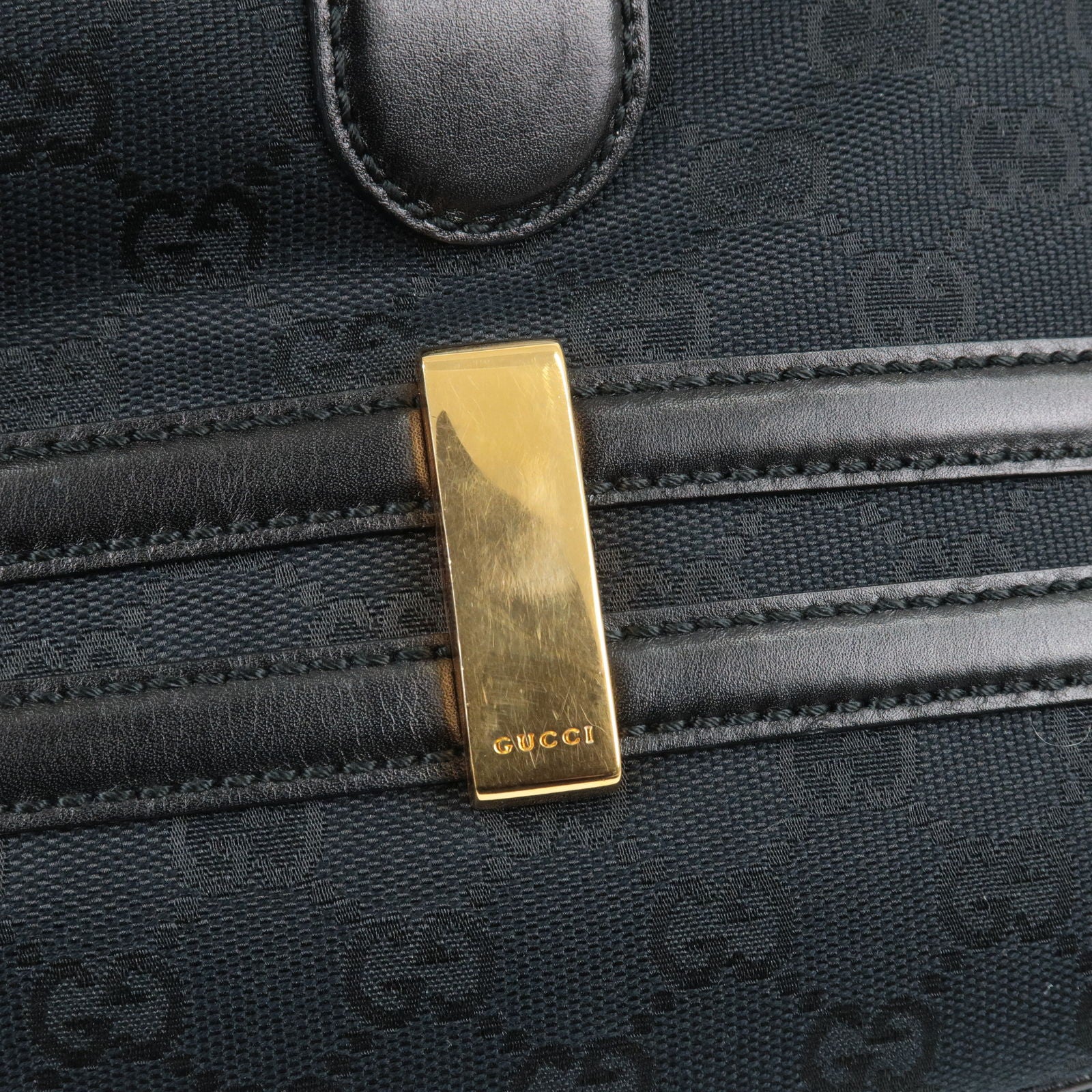 Gucci Vintage - Leather Horsebit Shoulder Bag - Black - Leather Handbag -  Luxury High Quality - Avvenice
