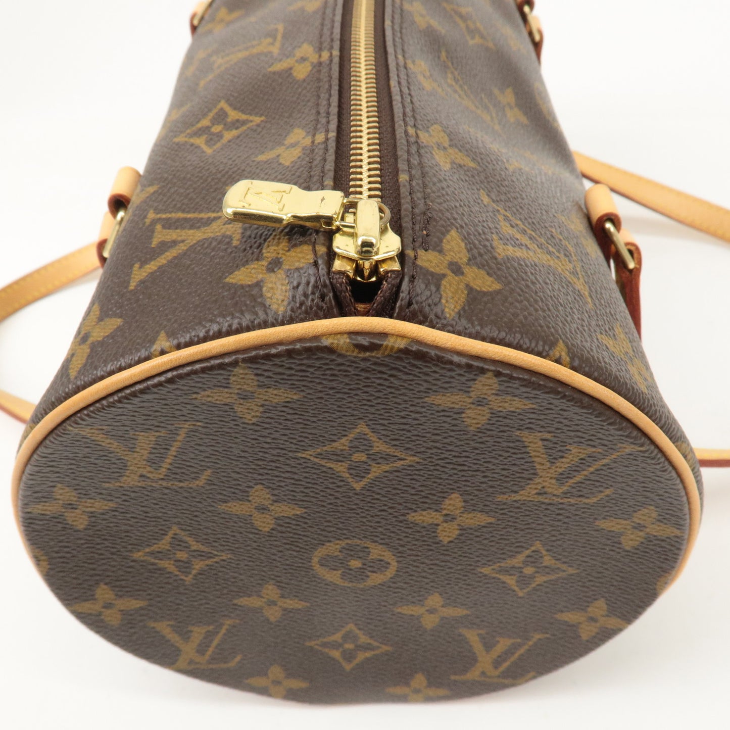 Louis Vuitton Monogram Papillon 30 Hand Bag Brown M51385