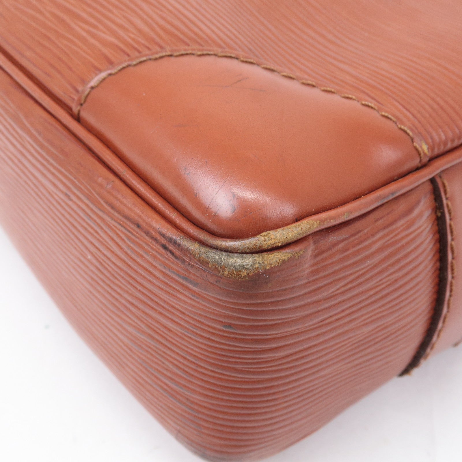 Porte-Documents Voyage Burgundy Epi Leather Briefcase Bag