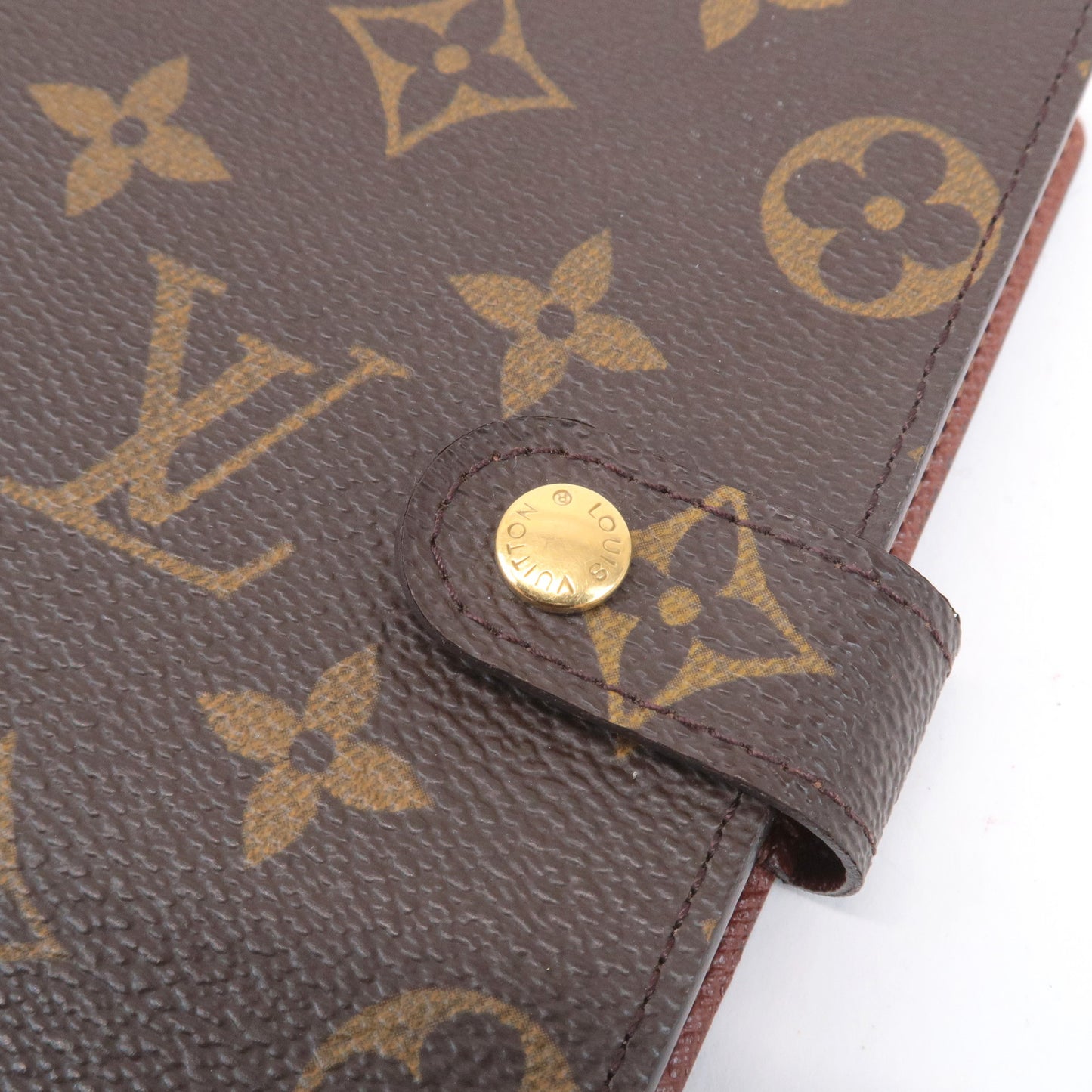 Louis Vuitton Monogram Agenda PM Planner Cover Brown R20005