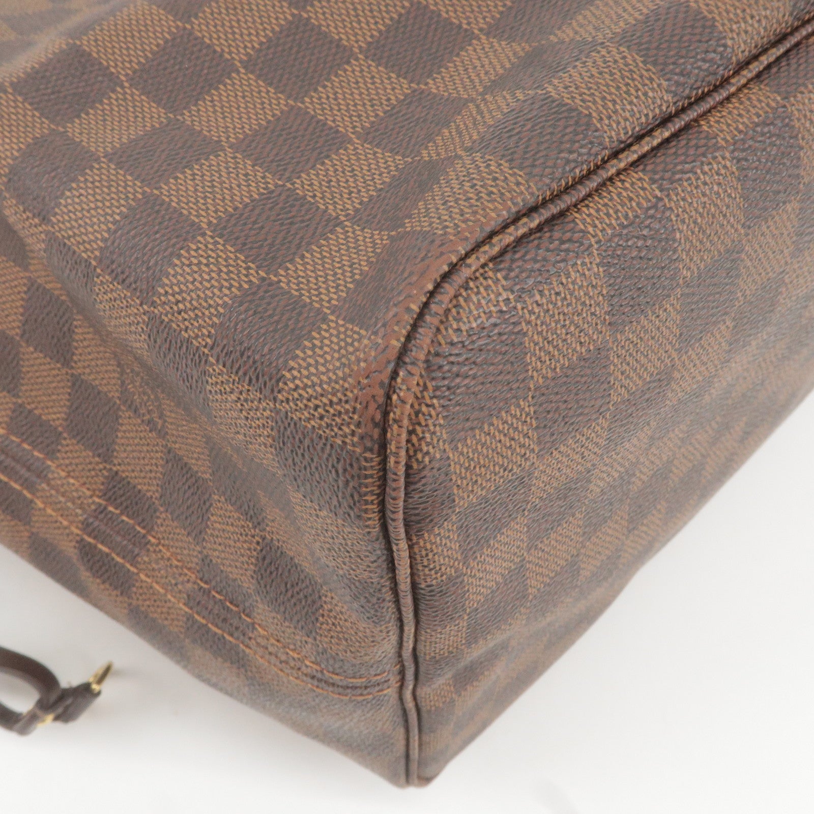 AUTHENTIC LOUIS VUITTON N51106 Damier Ebene Neverfull GM Tote Bag