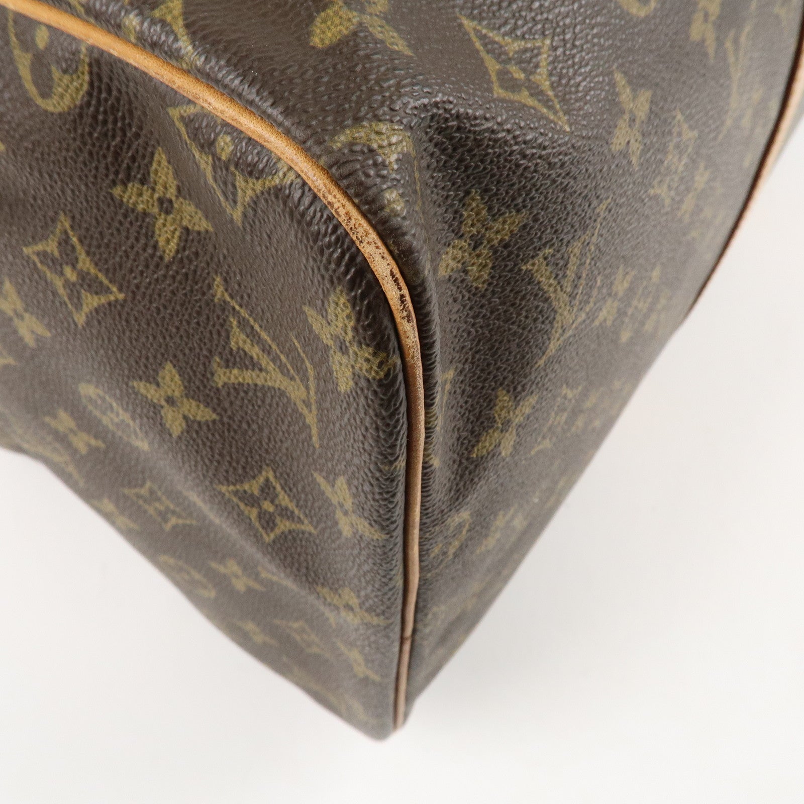 Louis Vuitton Monogram Sac Souple 55 Boston Bag Brown M41622