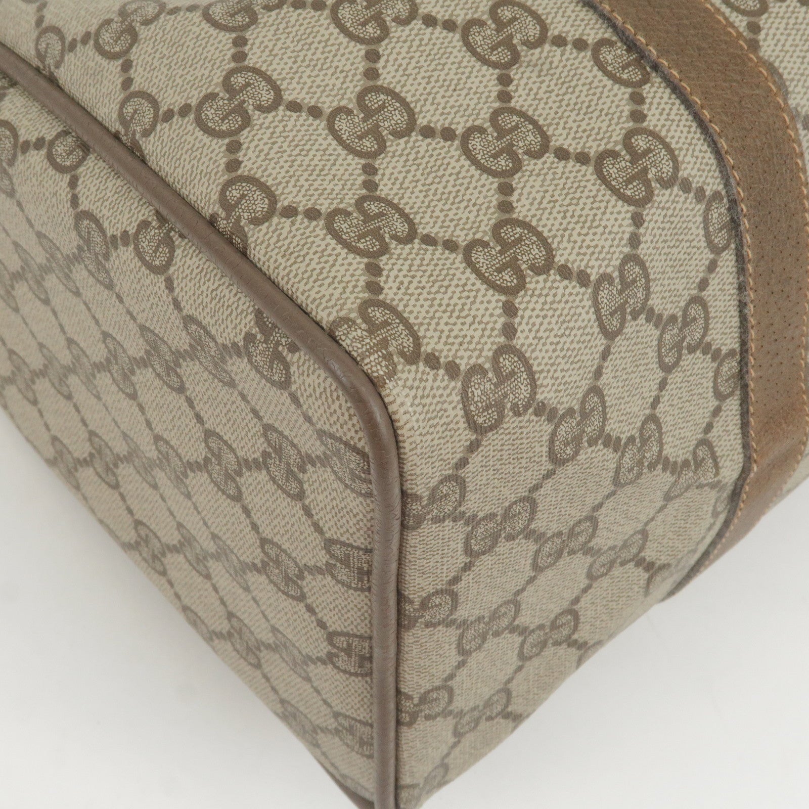 Boston leather handbag Gucci Grey in Leather - 36012935