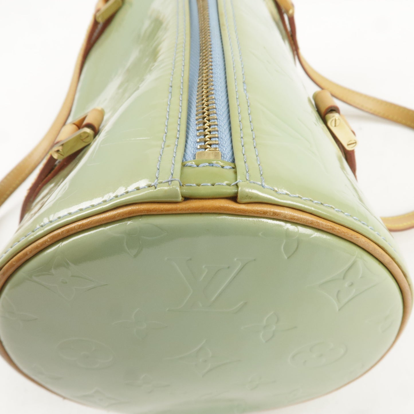 Louis Vuitton Green Monogram Vernis Bedford Papillon Barrely