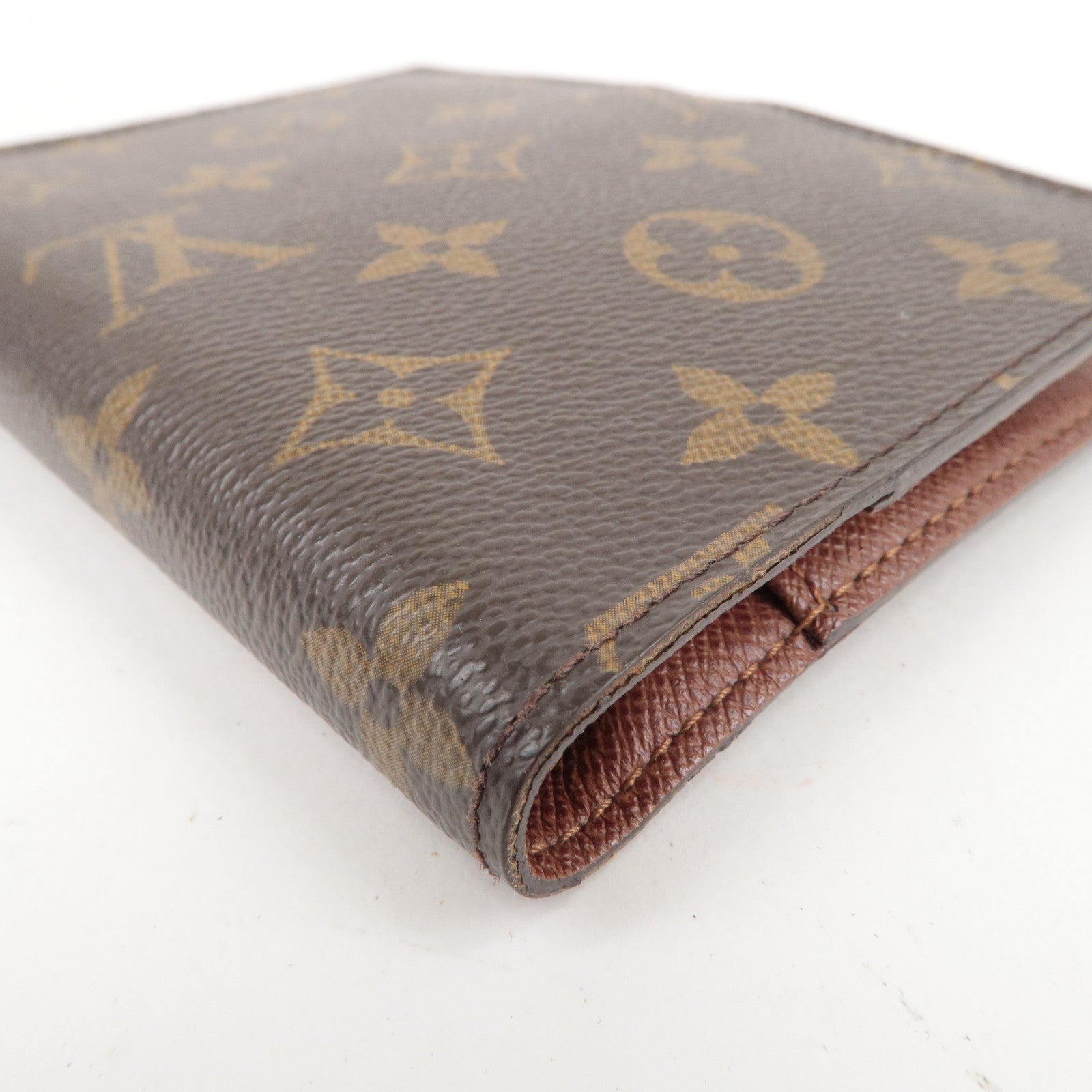 LOUIS VUITTON Agenda PM Monogram Canvas Planner Cover Brown