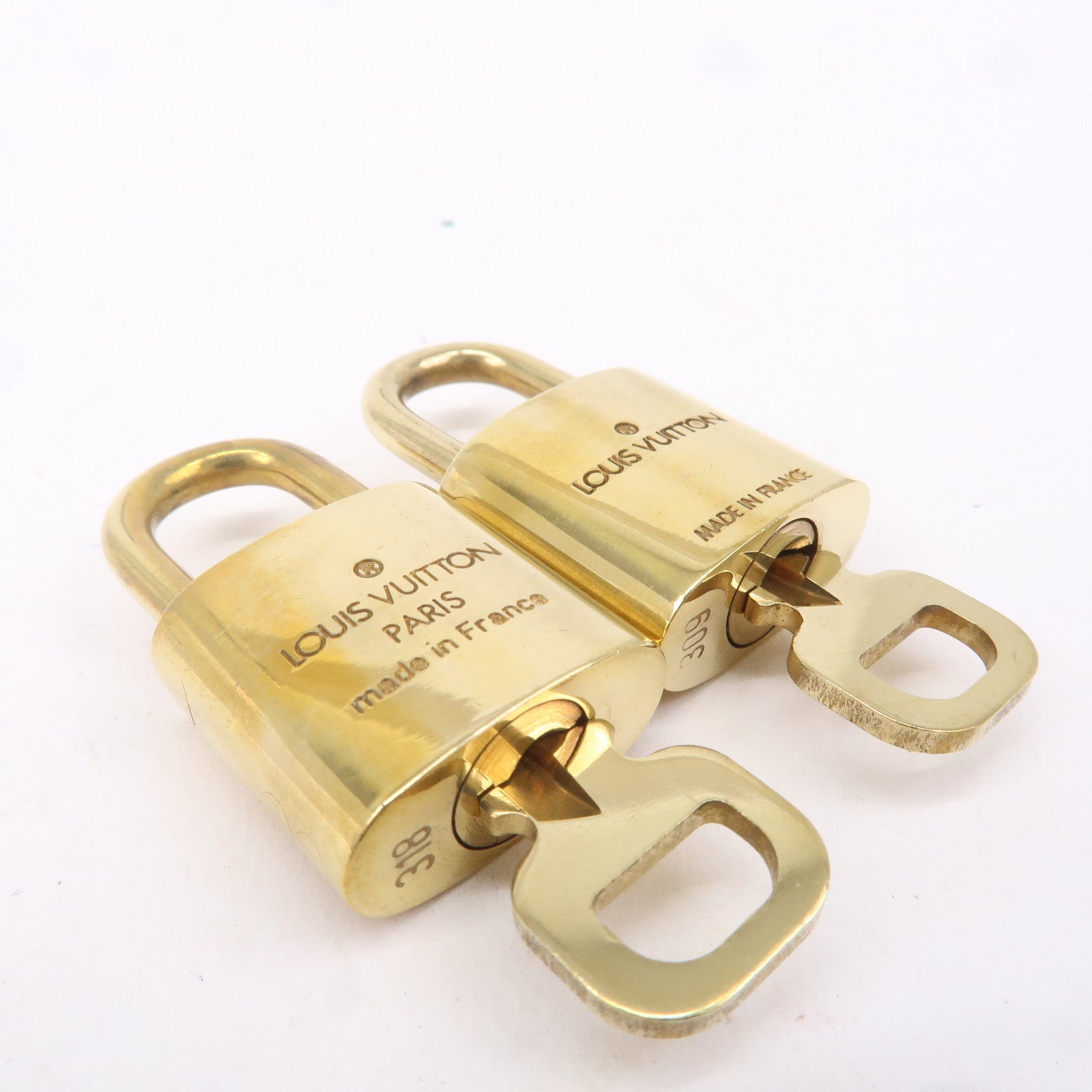 vuitton gold padlock