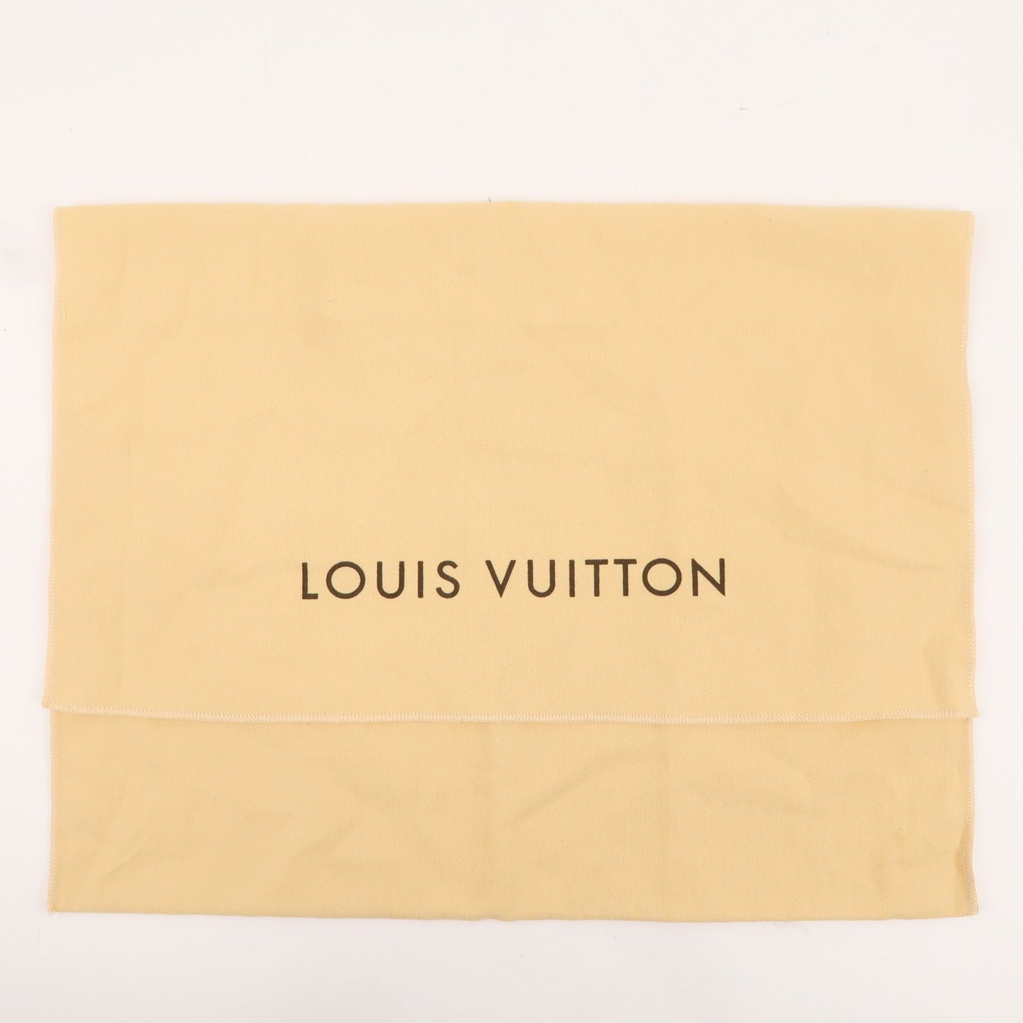 Louis Vuitton Set of 10 Dust Bag Flap Style Beige