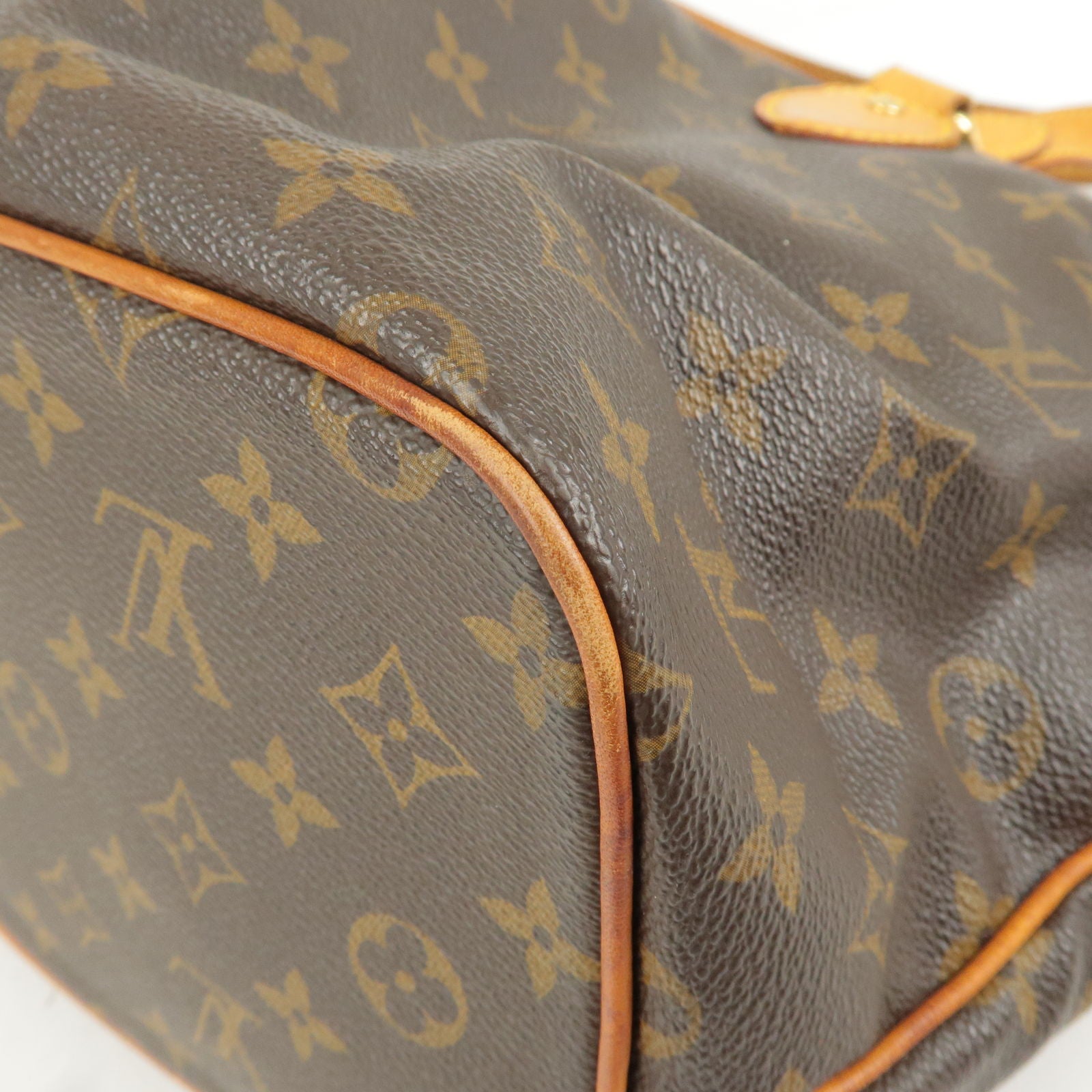 Louis Vuitton Monogram Palermo Shopper Bag MM Brown