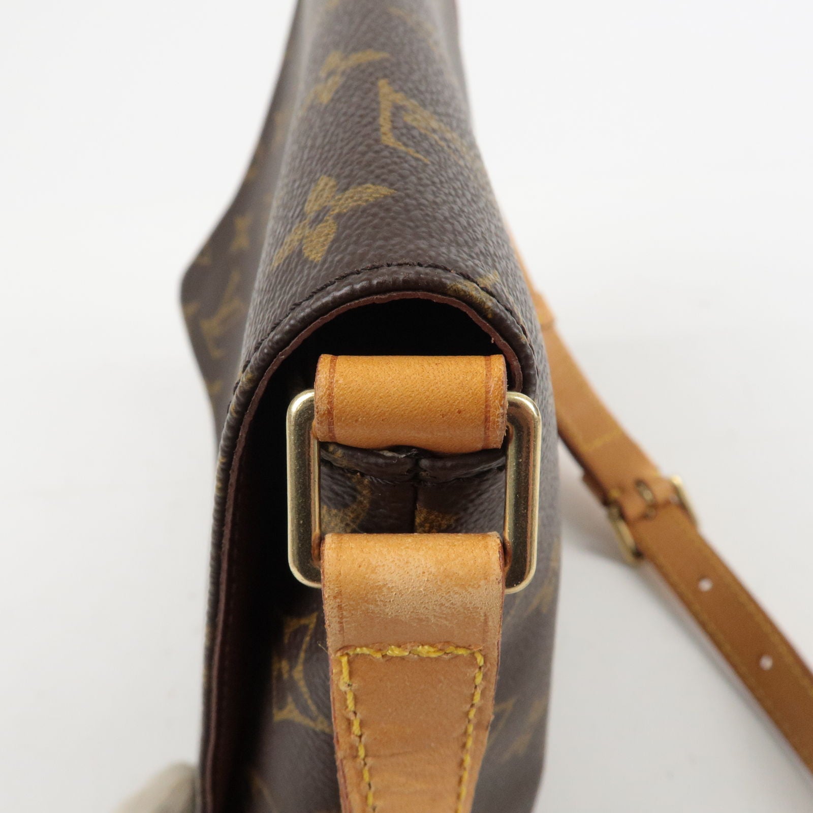 Auth Louis Vuitton Monogram Musette Tango Short Strap M51257
