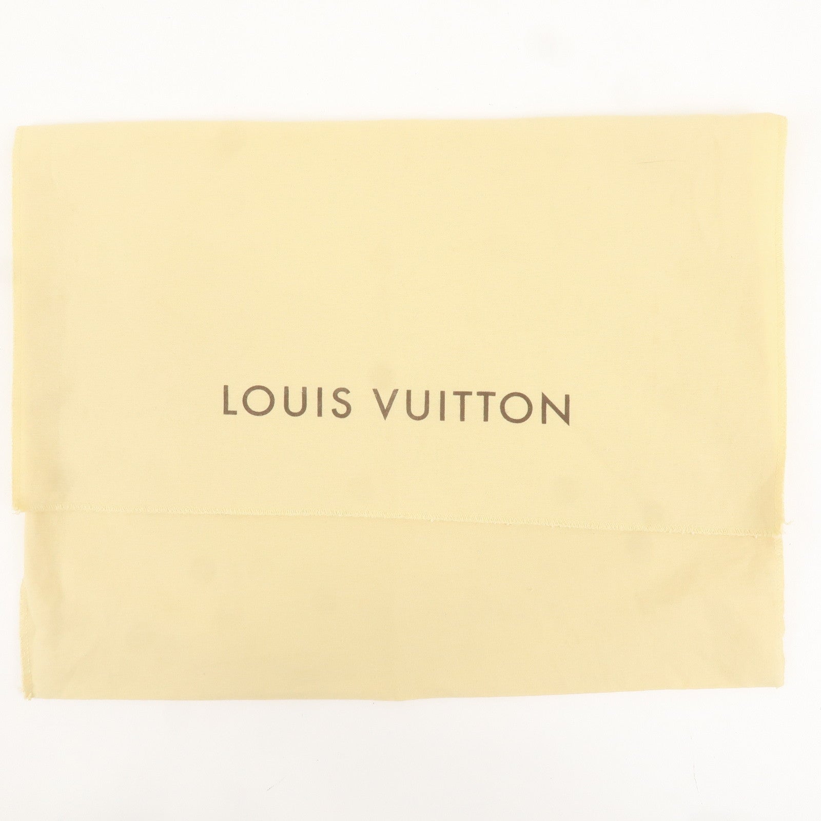 Louis Vuitton Set of 10 Dust Bag Flap Style Beige