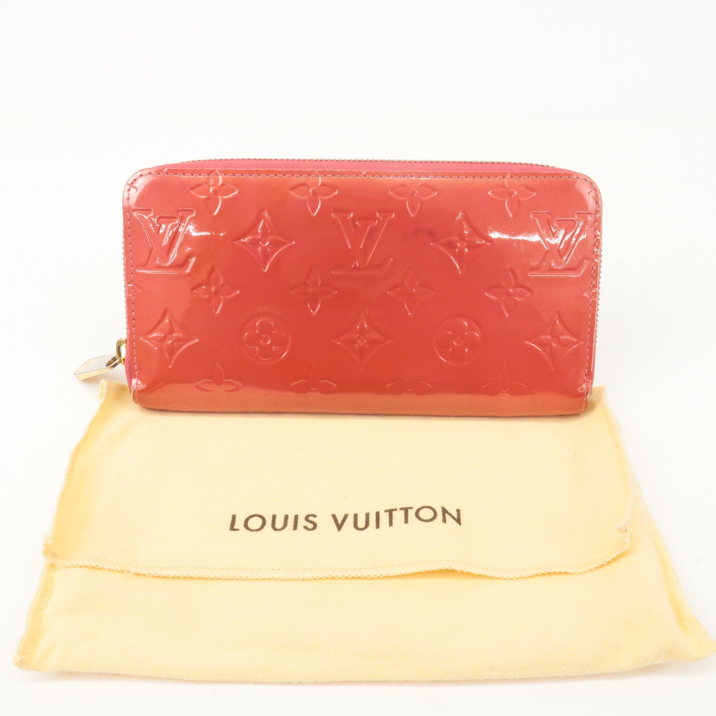 Louis Vuitton Monogram Set of 2 Verni Long Wallet M9147F M91521