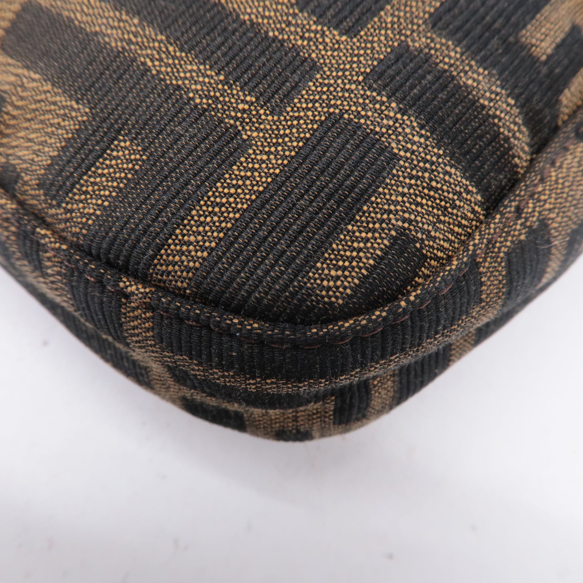 FENDI-Zucca-Canvas-Leather-Shoulder-Bag-Brown-Black-26566 – dct