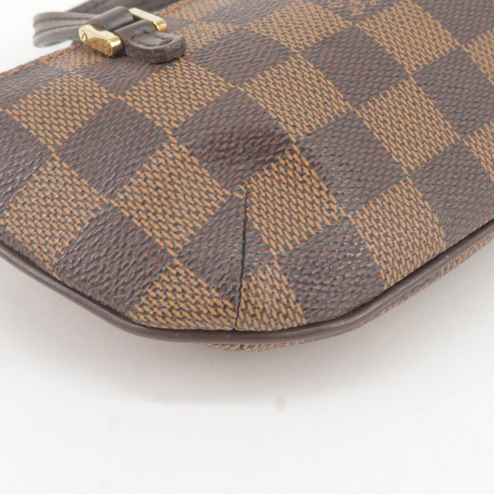 Louis Vuitton Saint Louis Clutch Hand Bag Purse Damier Ebene