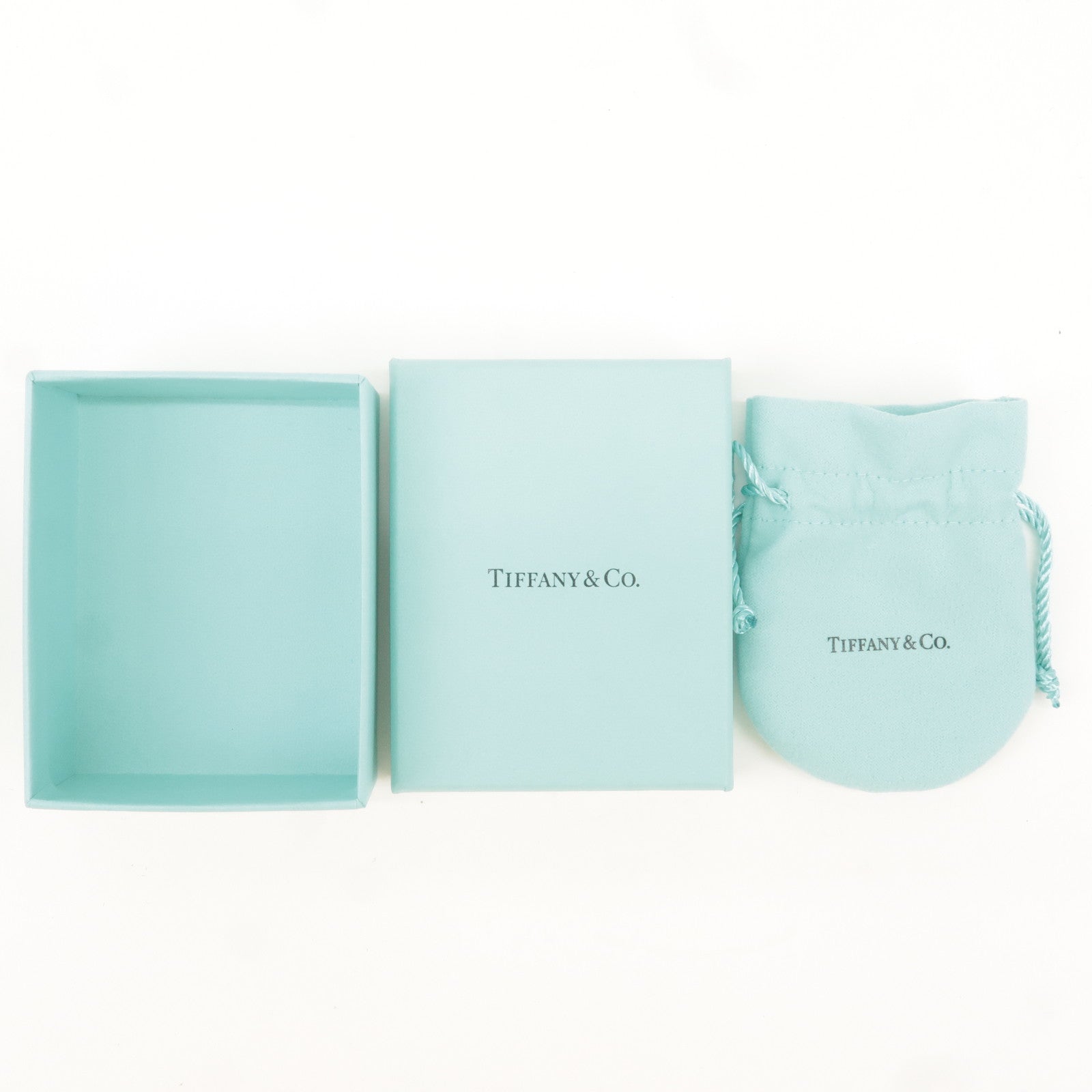 Tiffany&Co. Set of 8 Jewelry Box Drawstring Bag Tiffany Blue