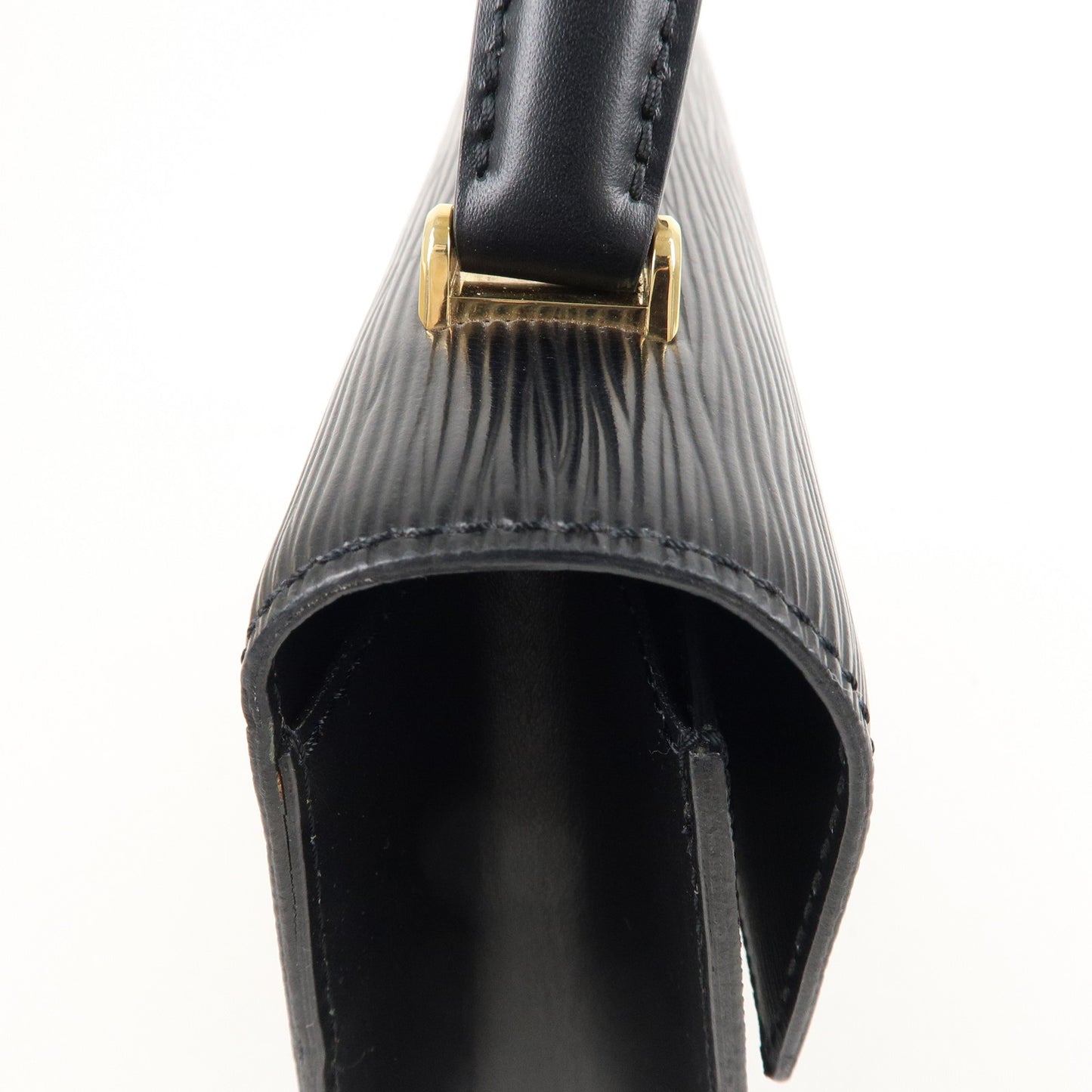 Louis Vuitton Black Epi Leather Honfleur Clutch Bag For Sale at