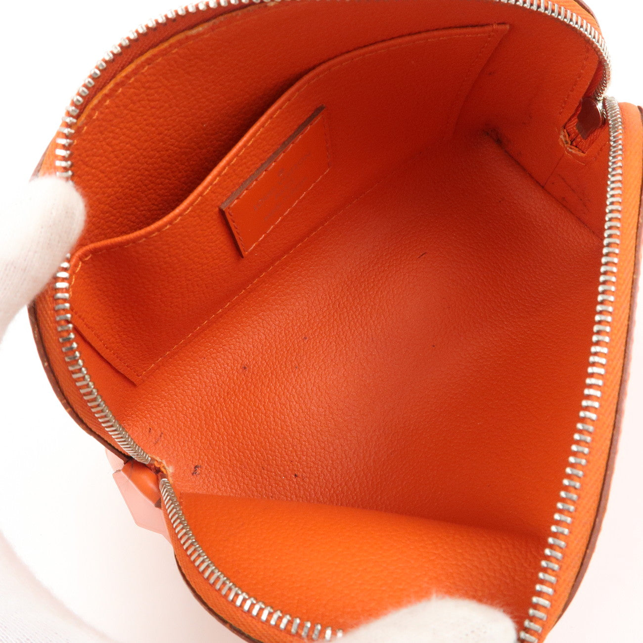 Louis Vuitton Epi Pochette Cosmetic Pouch Pimont Orange M40642