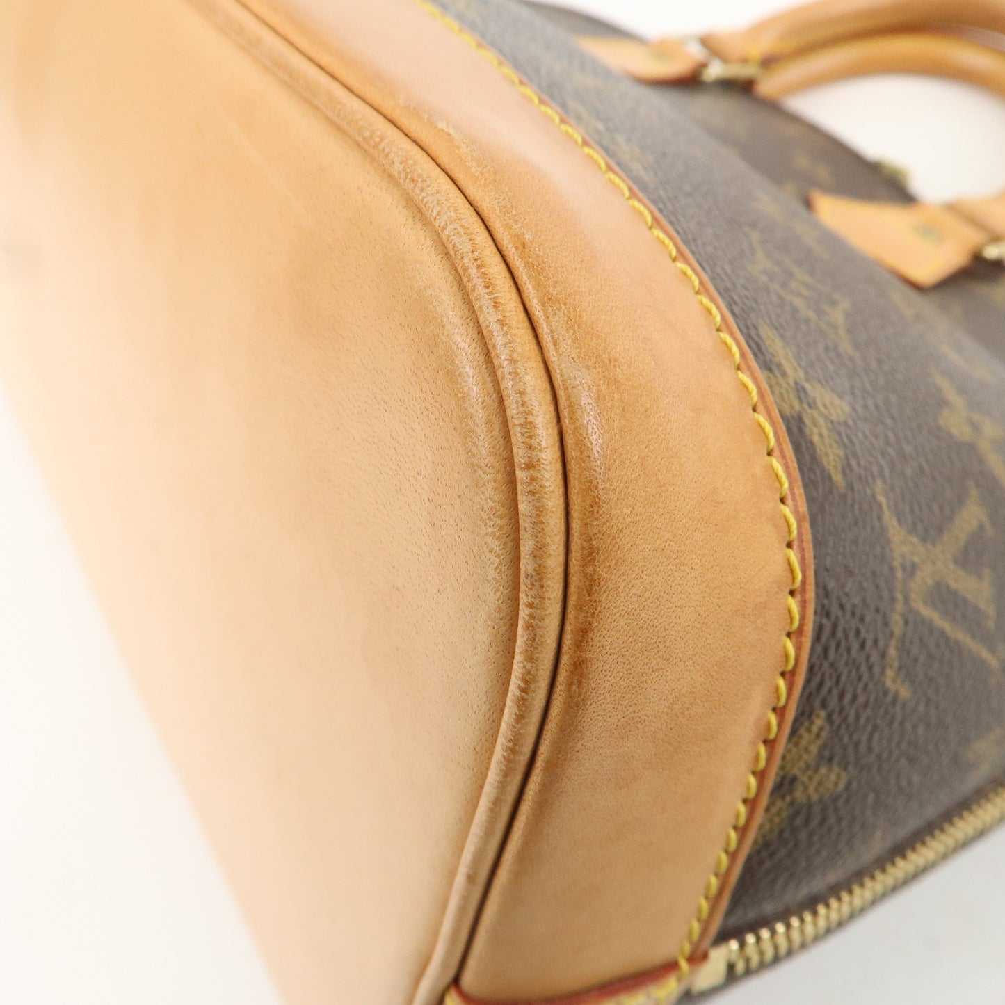 Louis Vuitton Monogram Alma Hand Bag Brown M51130