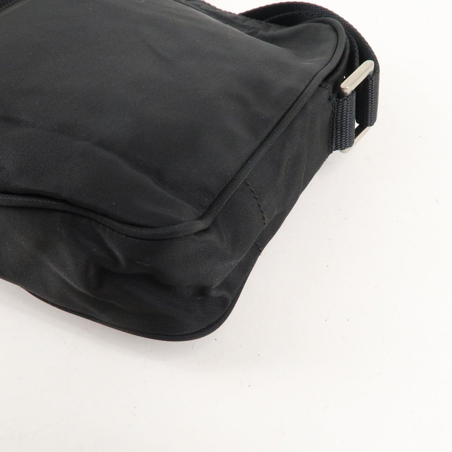 PRADA Sports Nylon Small Shoulder Bag Crossbody Bag Black B8675