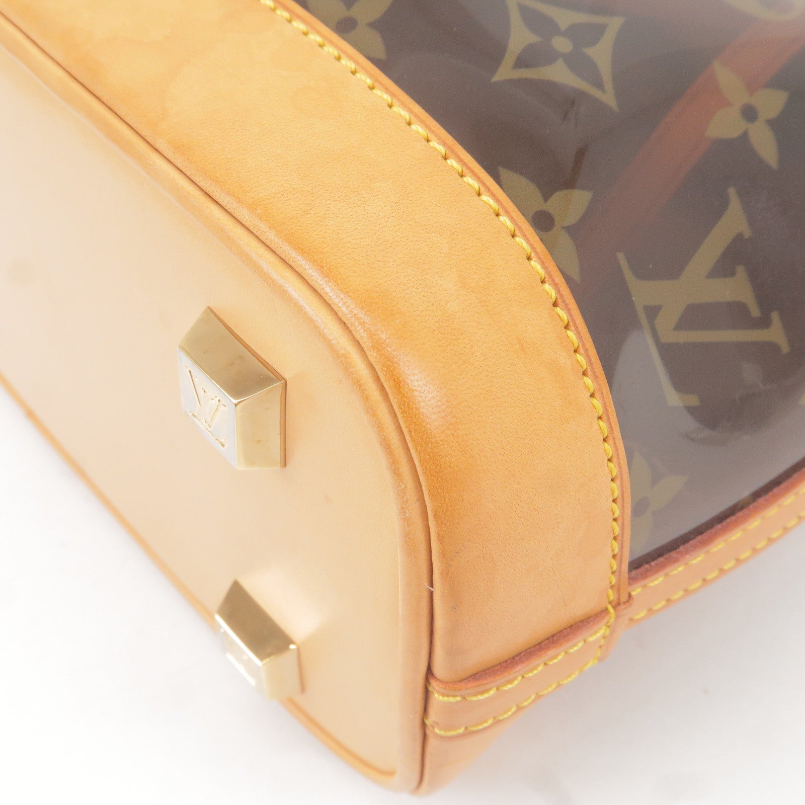 Louis Vuitton Cabas Ambre Pm Hand Tote Bag Monogram Vinyl M92502