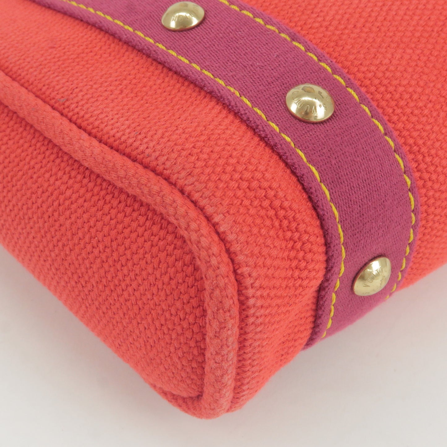 Louis Vuitton Antigua Cabas PM Hand Bag Rouge Red M40037