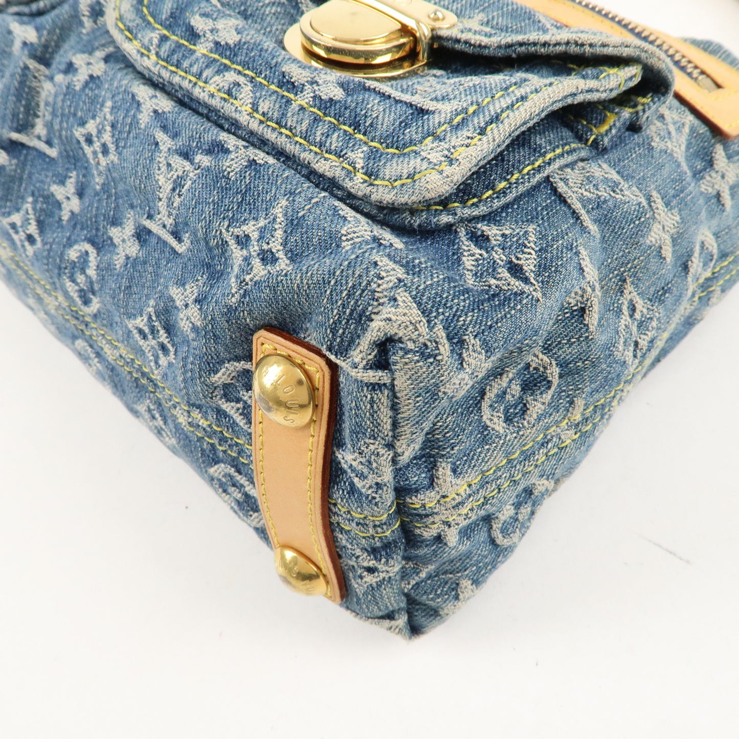 Louis Vuitton Monogram Denim Baggy PM Shoulder Bag M95049