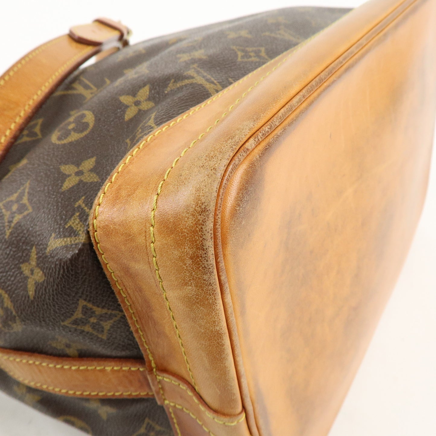 Louis Vuitton Monogram Noe Shoulder Bag Brown M42224