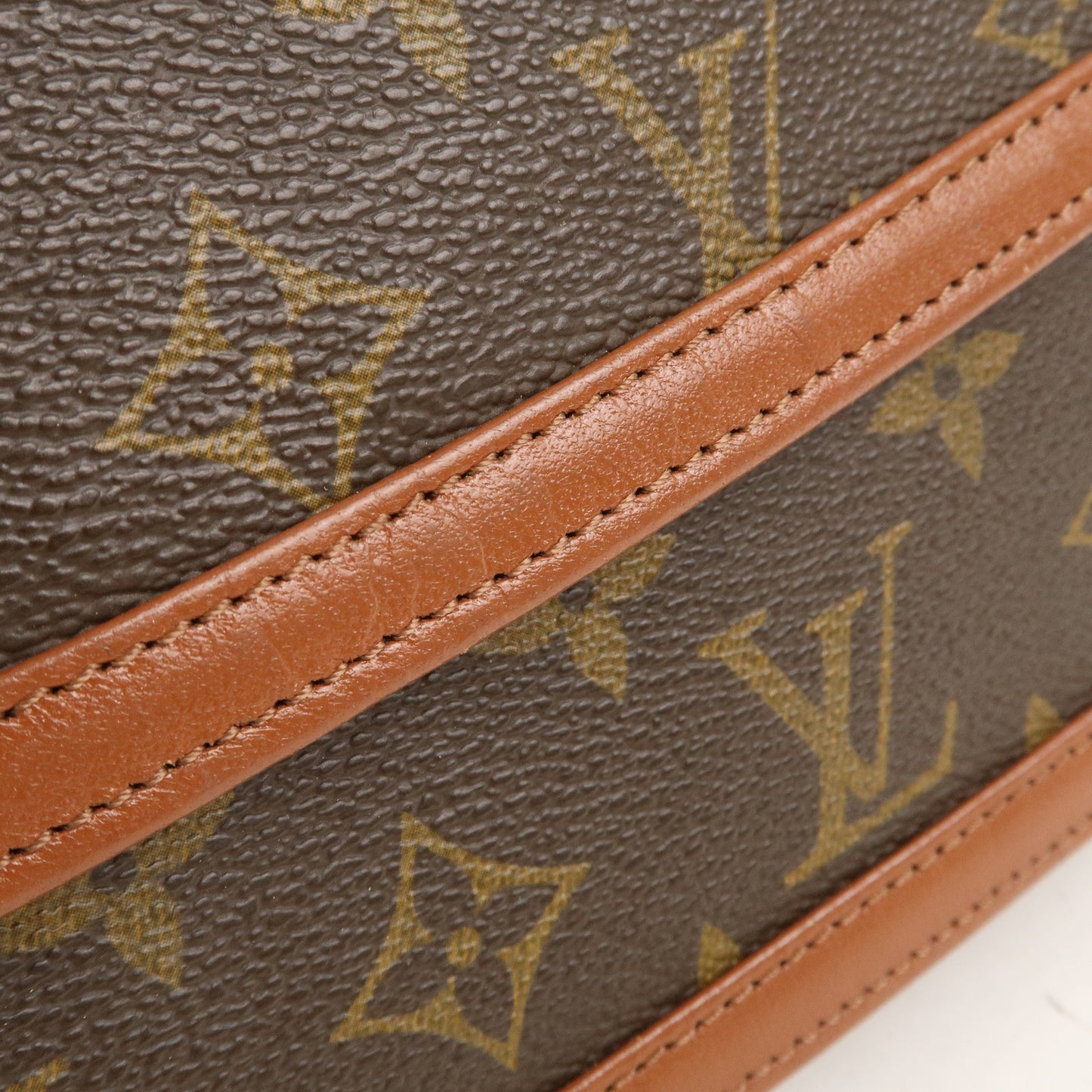 Louis Vuitton Monogram Pochette Dame GM Cluch Bag Brown M51810