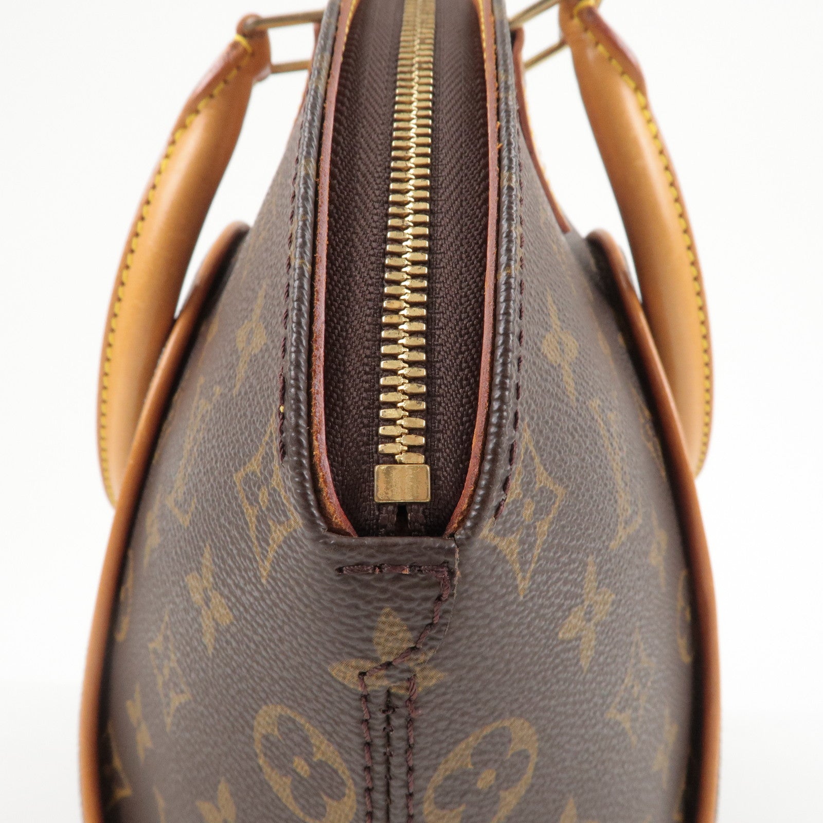 Louis Vuitton Brown Vintage Monogram Ellipse PM Handle Bag