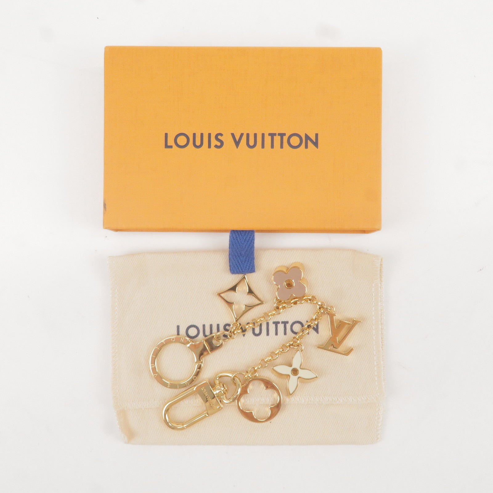 Louis-Vuitton-Fleur-de-Monogram-LV-Logo-Bag-Charm-M65111 – dct