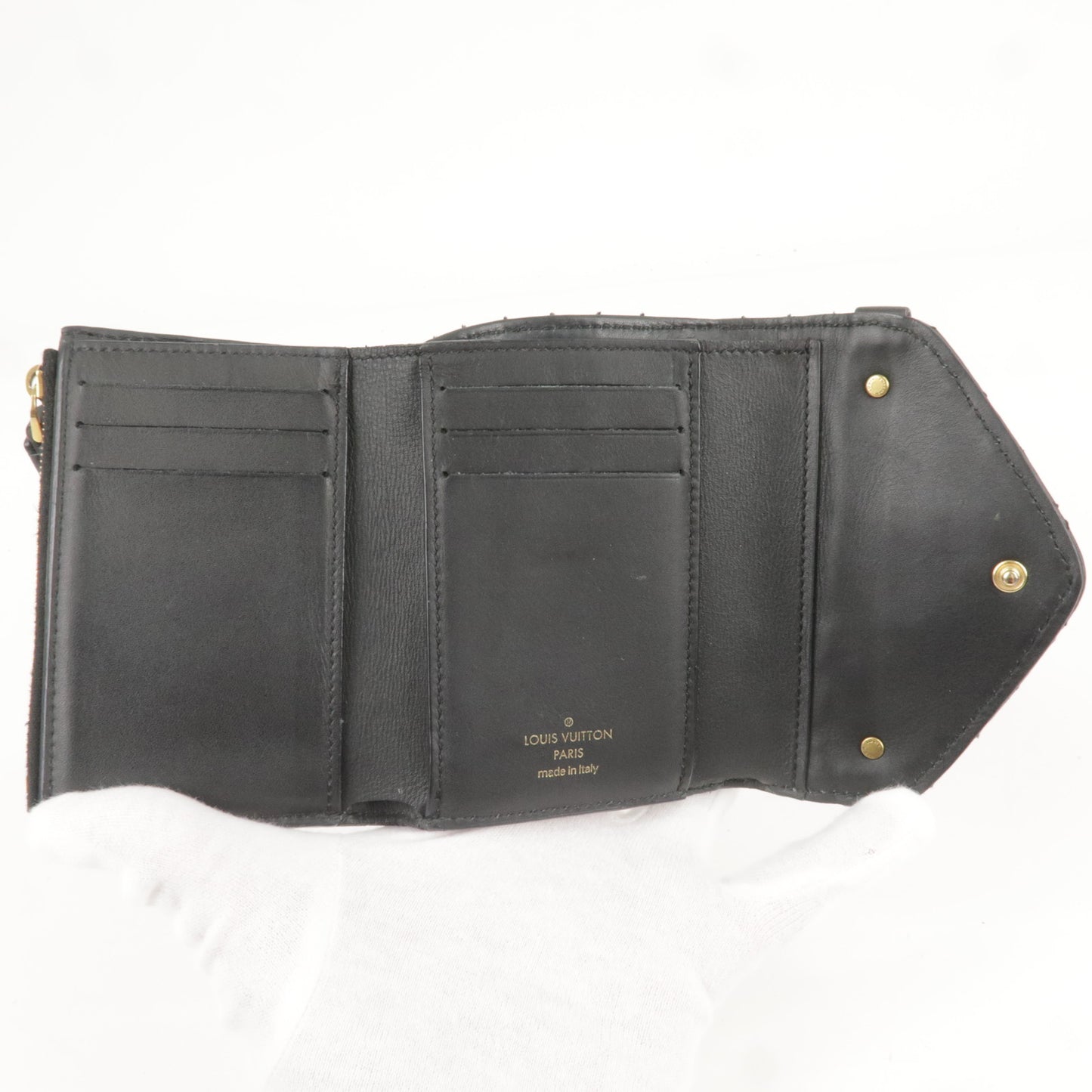 Louis-Vuitton-New-Wave-Compact-Wallet-Tri-Fold-Black – dct-ep_vintage  luxury Store
