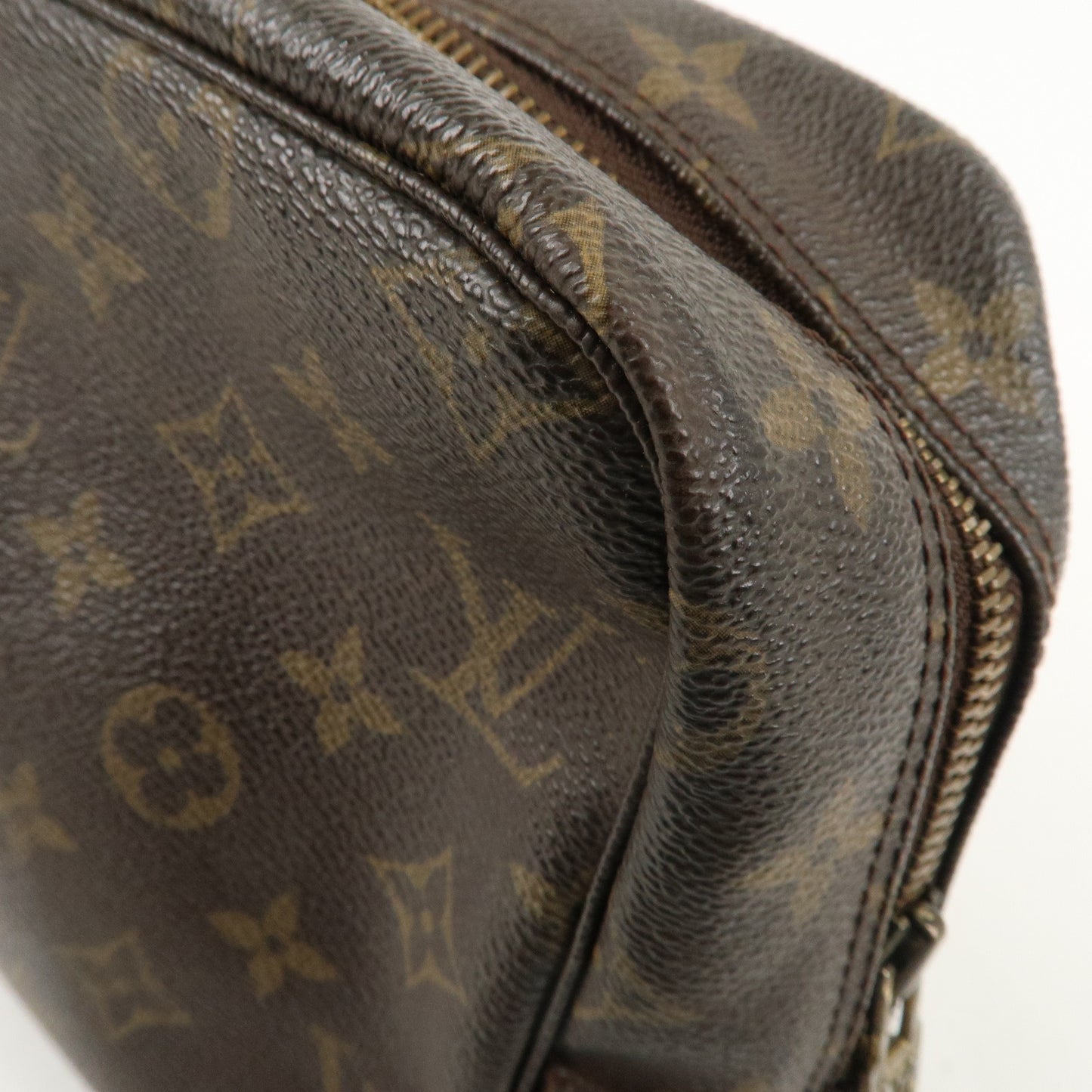 Louis Vuitton Monogram Trousse Toilette 28 Pouch Brown M47522