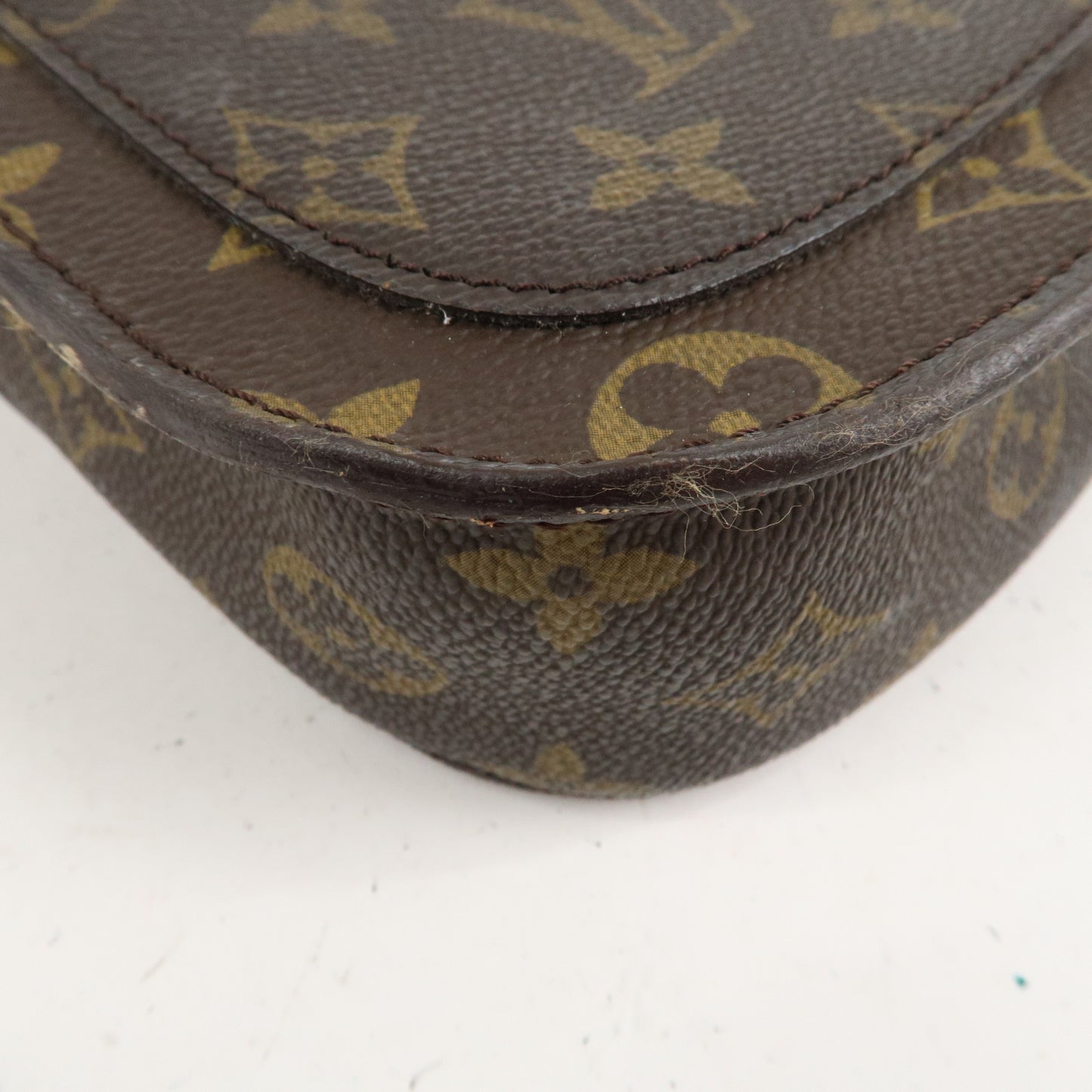 Louis Vuitton Monogram Saint Cloud MM Shoulder Bag Brown M51243