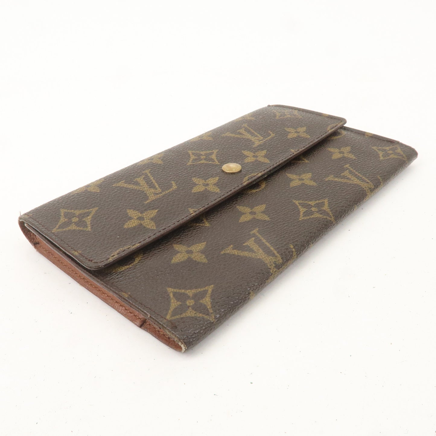 Louis Vuitton Monogram Set of 2 Porte Tresor International M61215