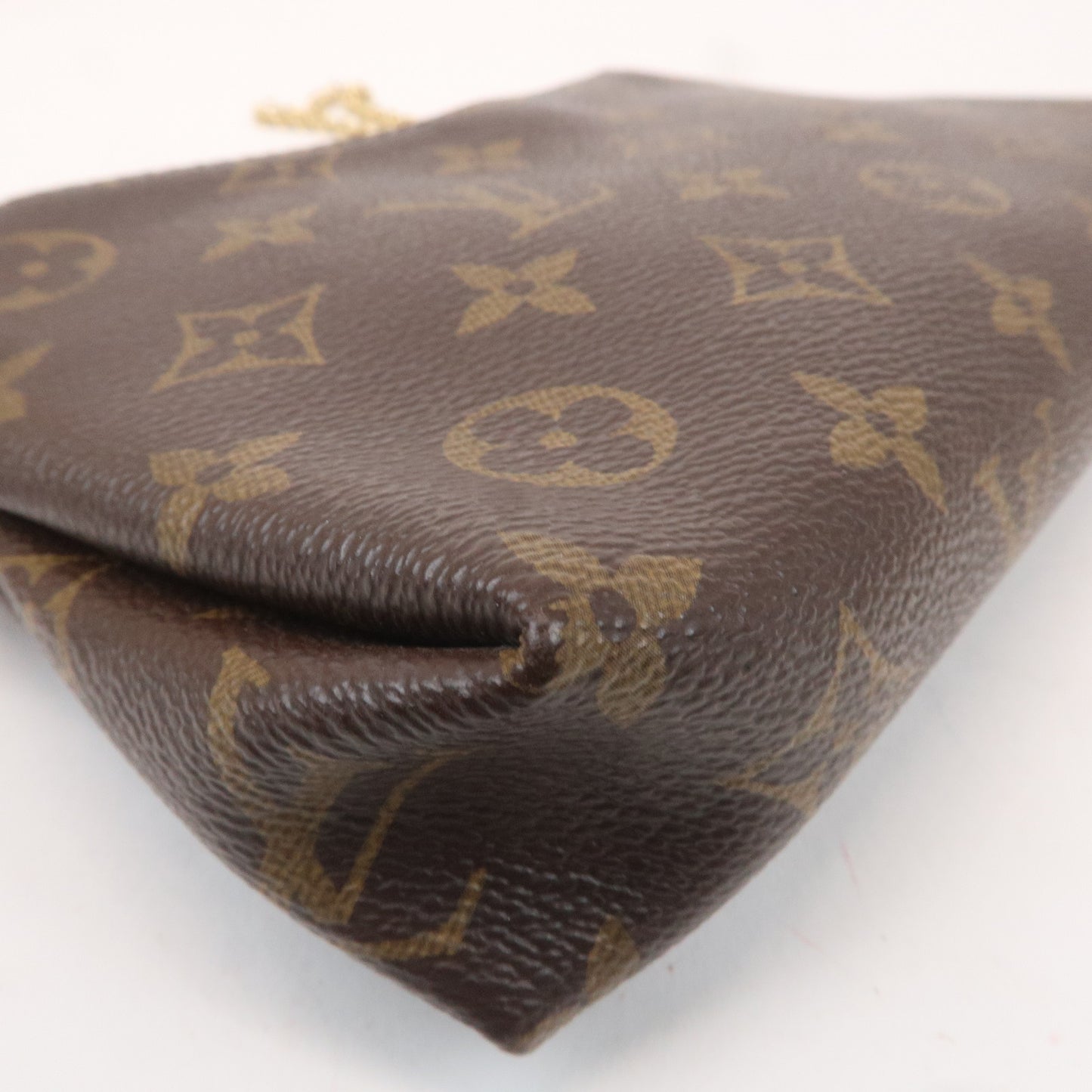 Louis Vuitton Monogram Pallas Clutch 2Way Shoulder Bag Pink M44037