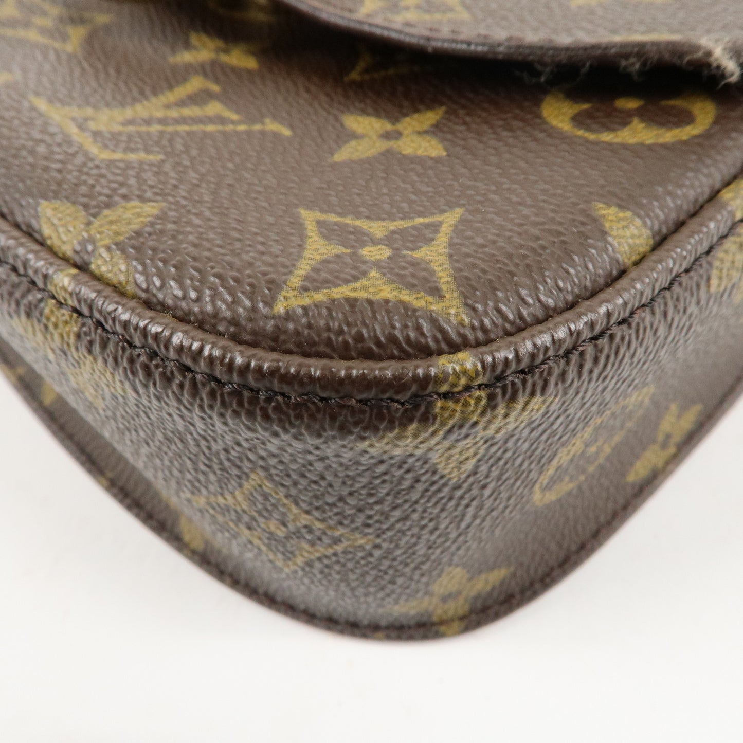 Louis Vuitton Monogram Saint Cloud MM Shoulder Bag Brown M51243